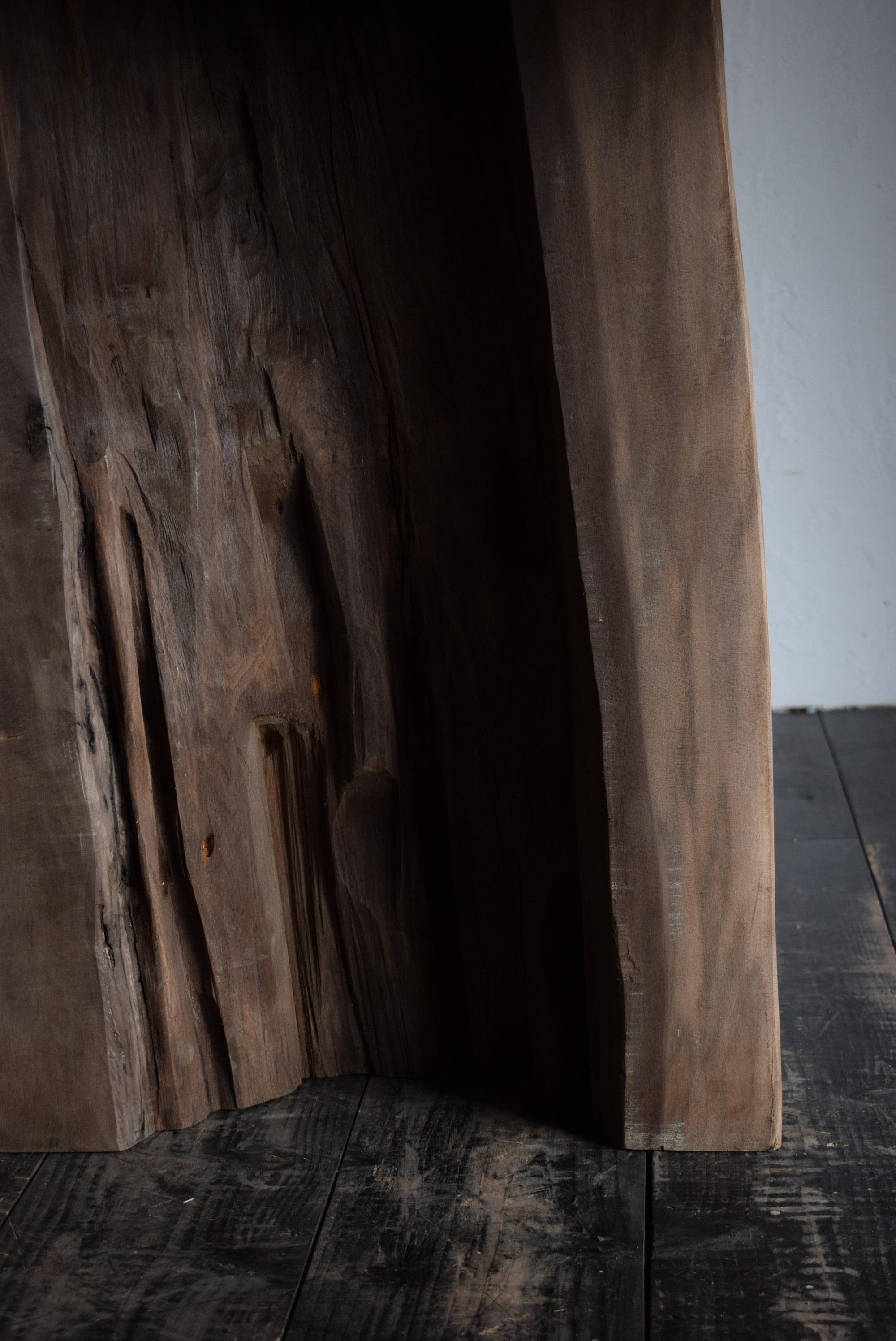 Japanese wood table /wabi-sabi table / primitive table / console table For Sale 9