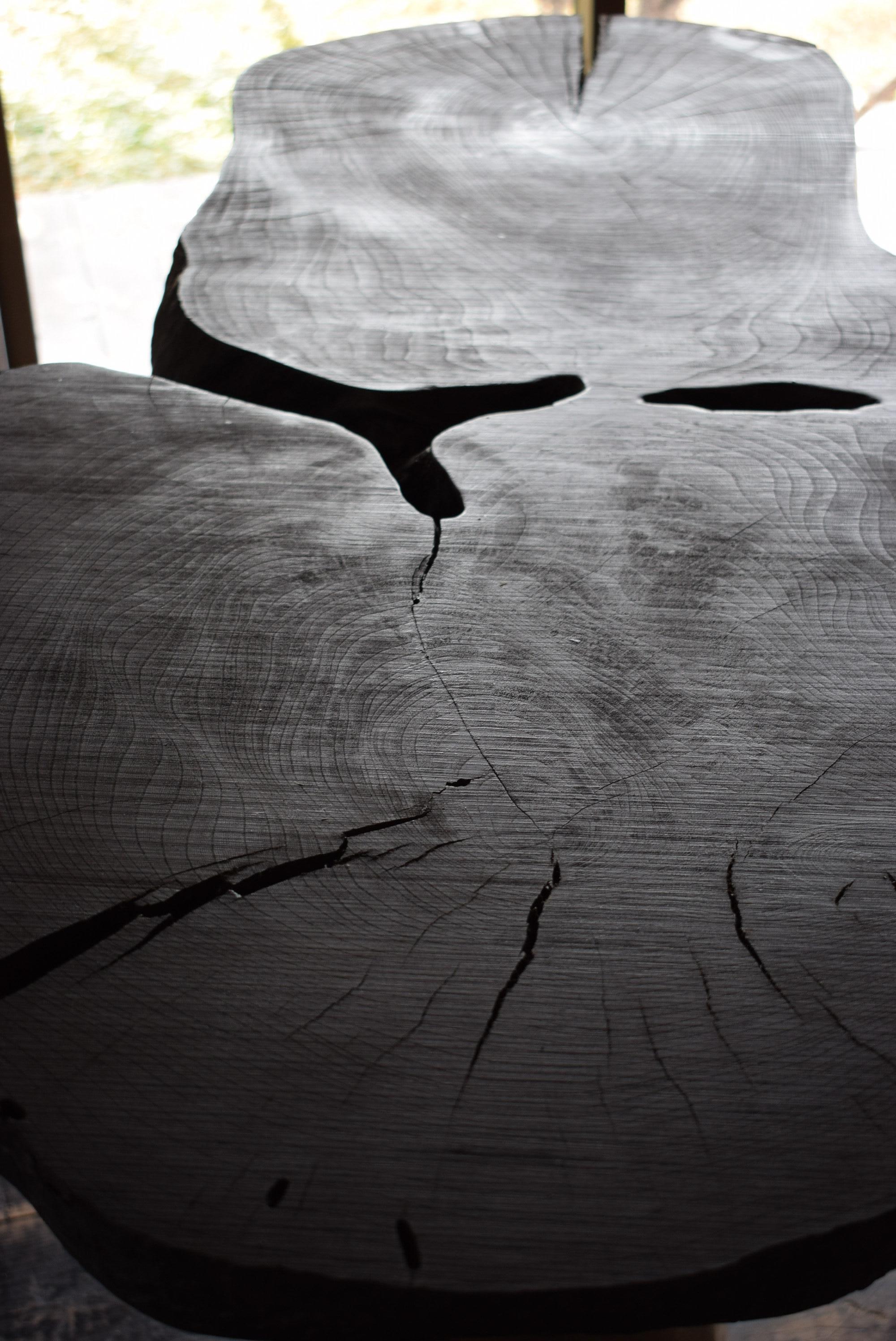 Japanese wood table /wabi-sabi table / primitive table / console table For Sale 11