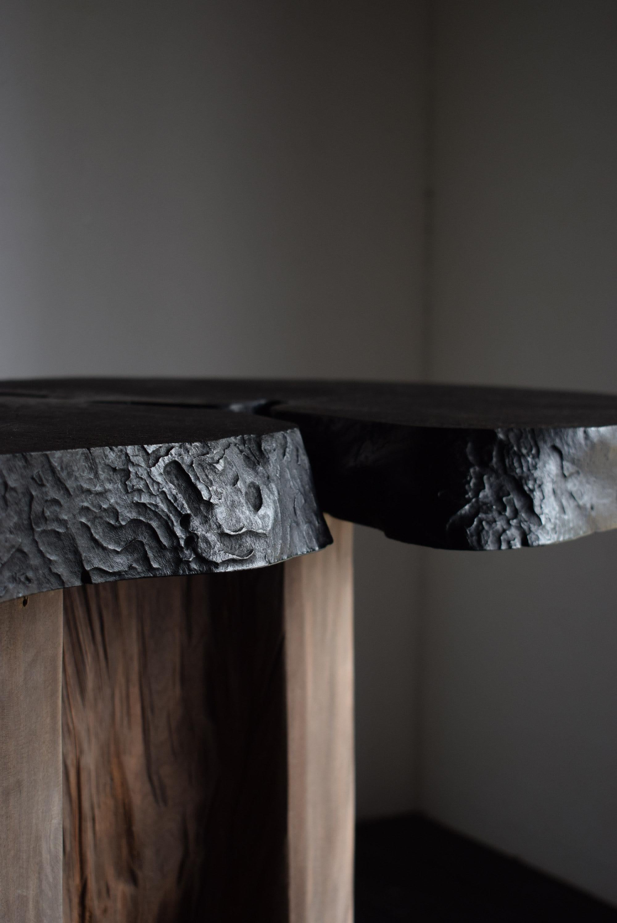 Japanese wood table /wabi-sabi table / primitive table / console table For Sale 12