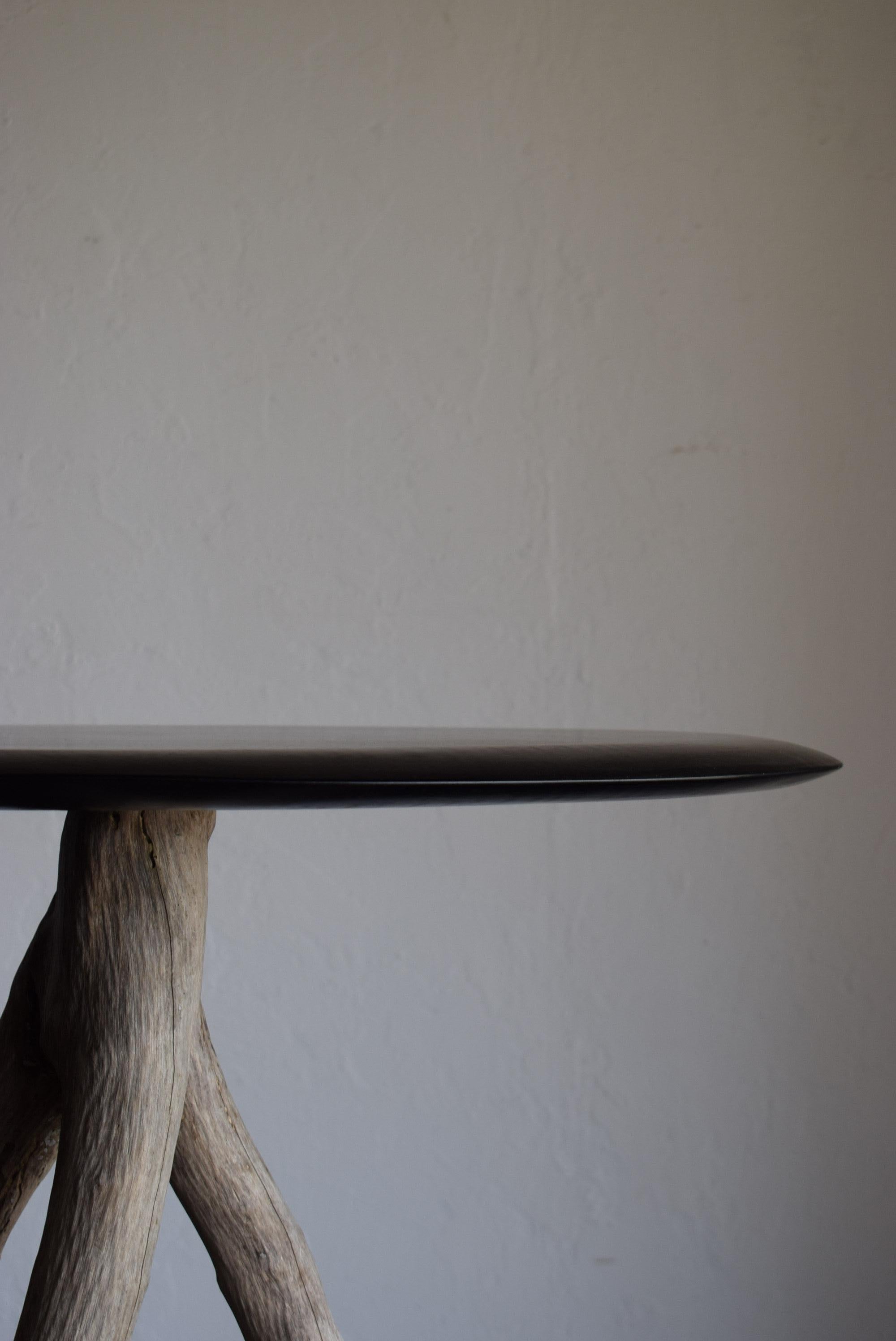 Table japonaise en bois / table wabi-sabi / table primitive / stand d'exposition en vente 4