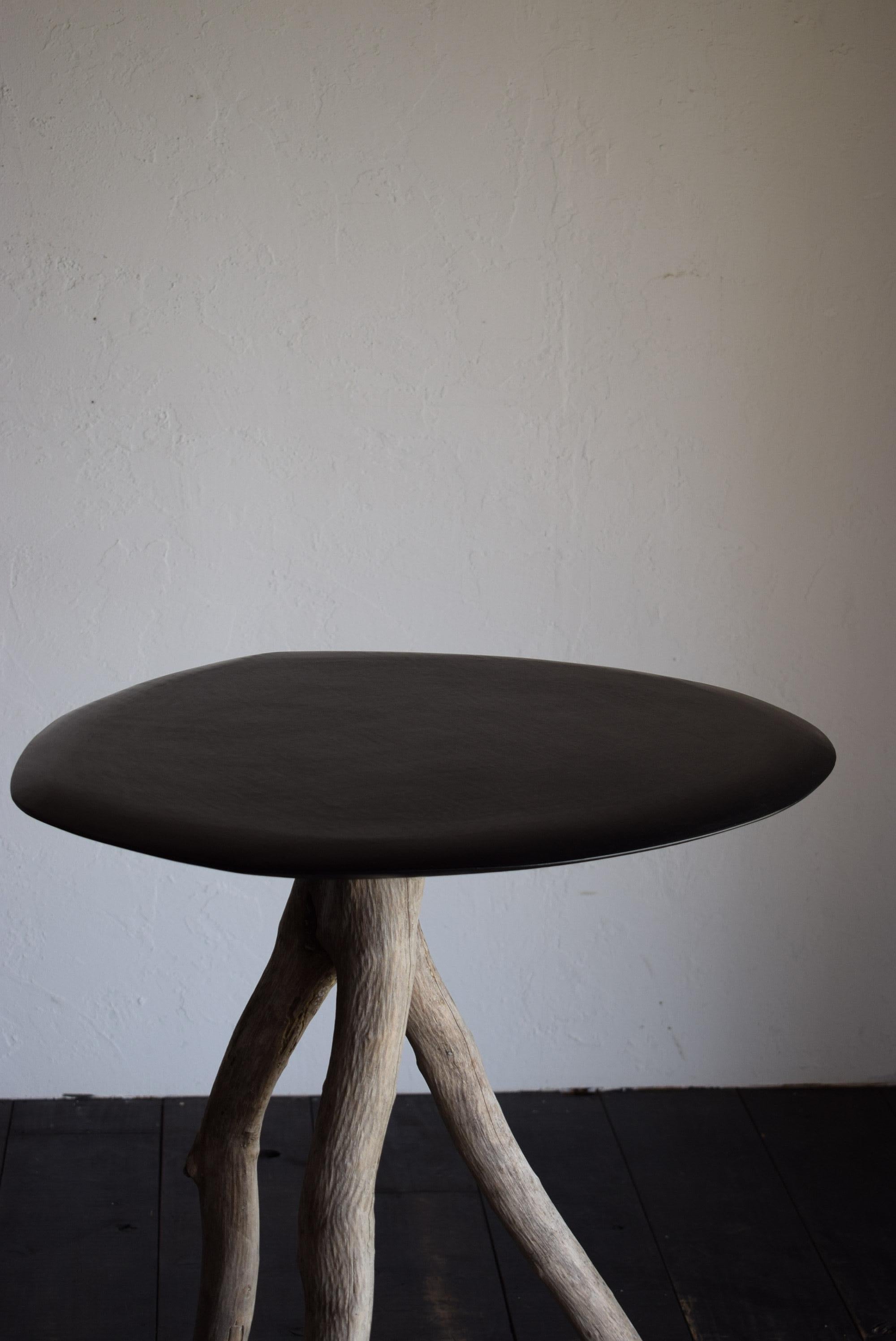 Japanischer Holztisch / Wabi-Sabi Tisch / Primitiver Tisch / Messestand im Angebot 5