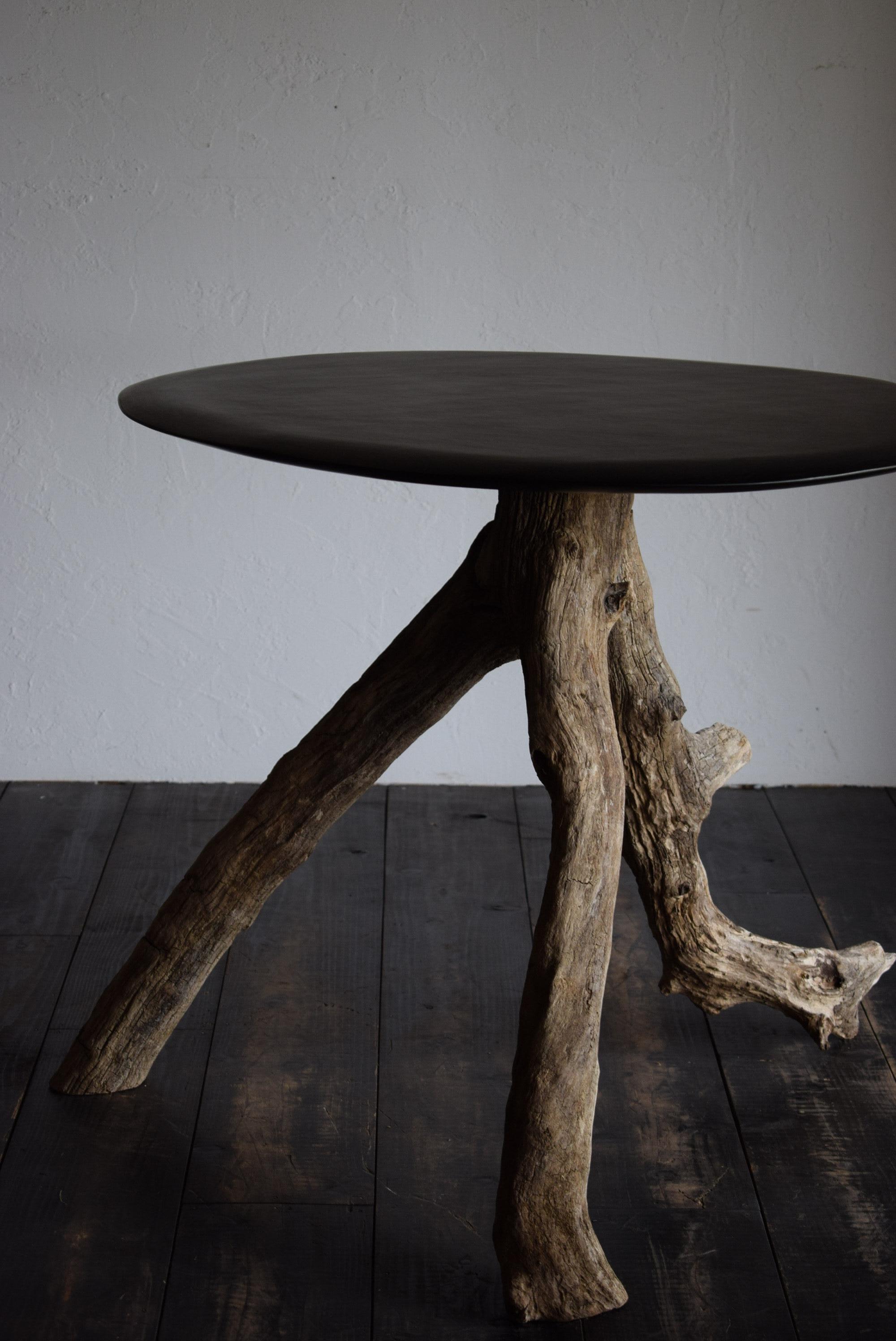 Tavolo giapponese in legno / tavolo wabi-sabi / tavolo primitivo / tavolo da esposizione in legno in vendita 4