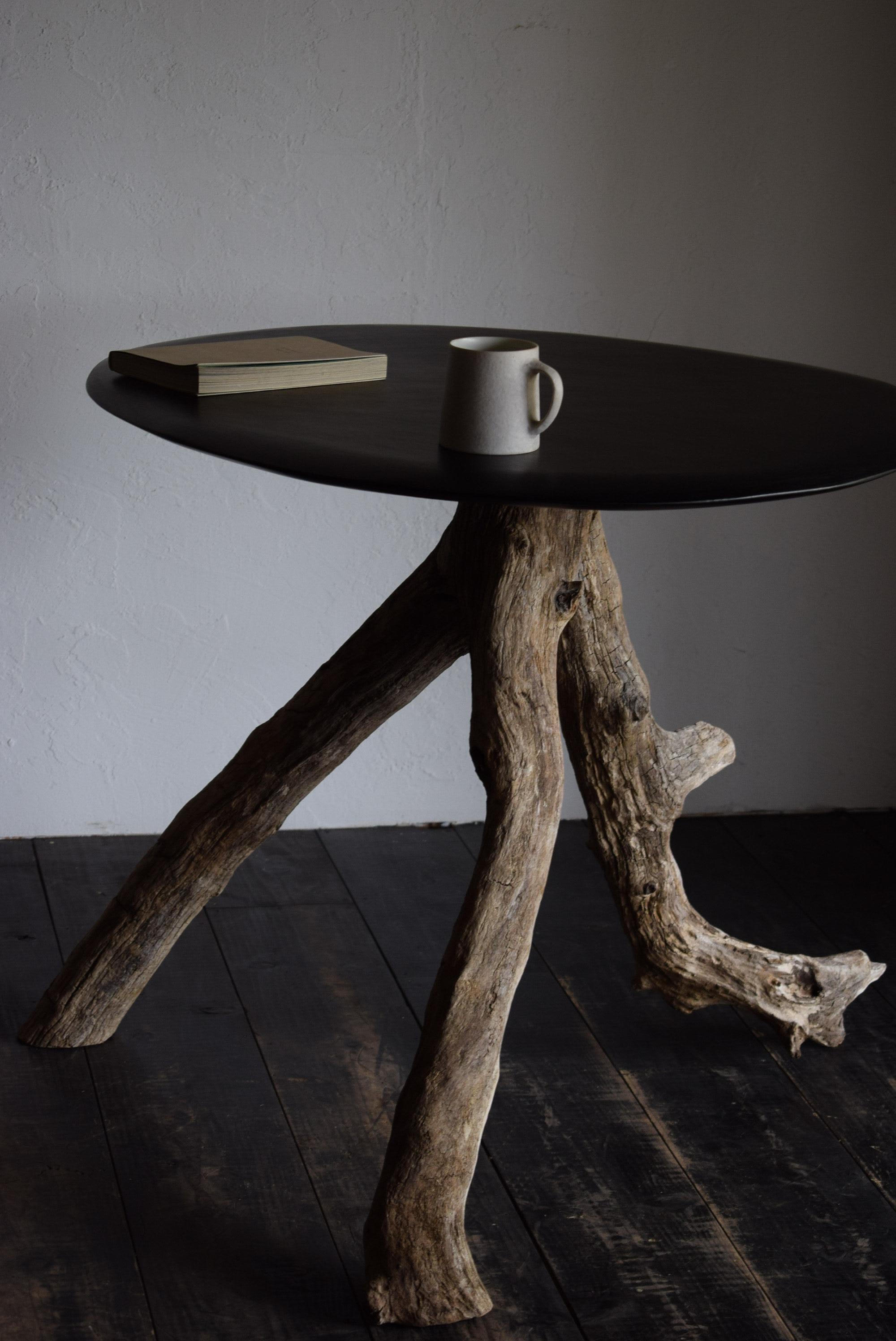 Tavolo giapponese in legno / tavolo wabi-sabi / tavolo primitivo / tavolo da esposizione in legno in vendita 7
