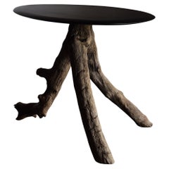 Japanese wood table /wabi-sabi table / primitive table / exhibition wood table