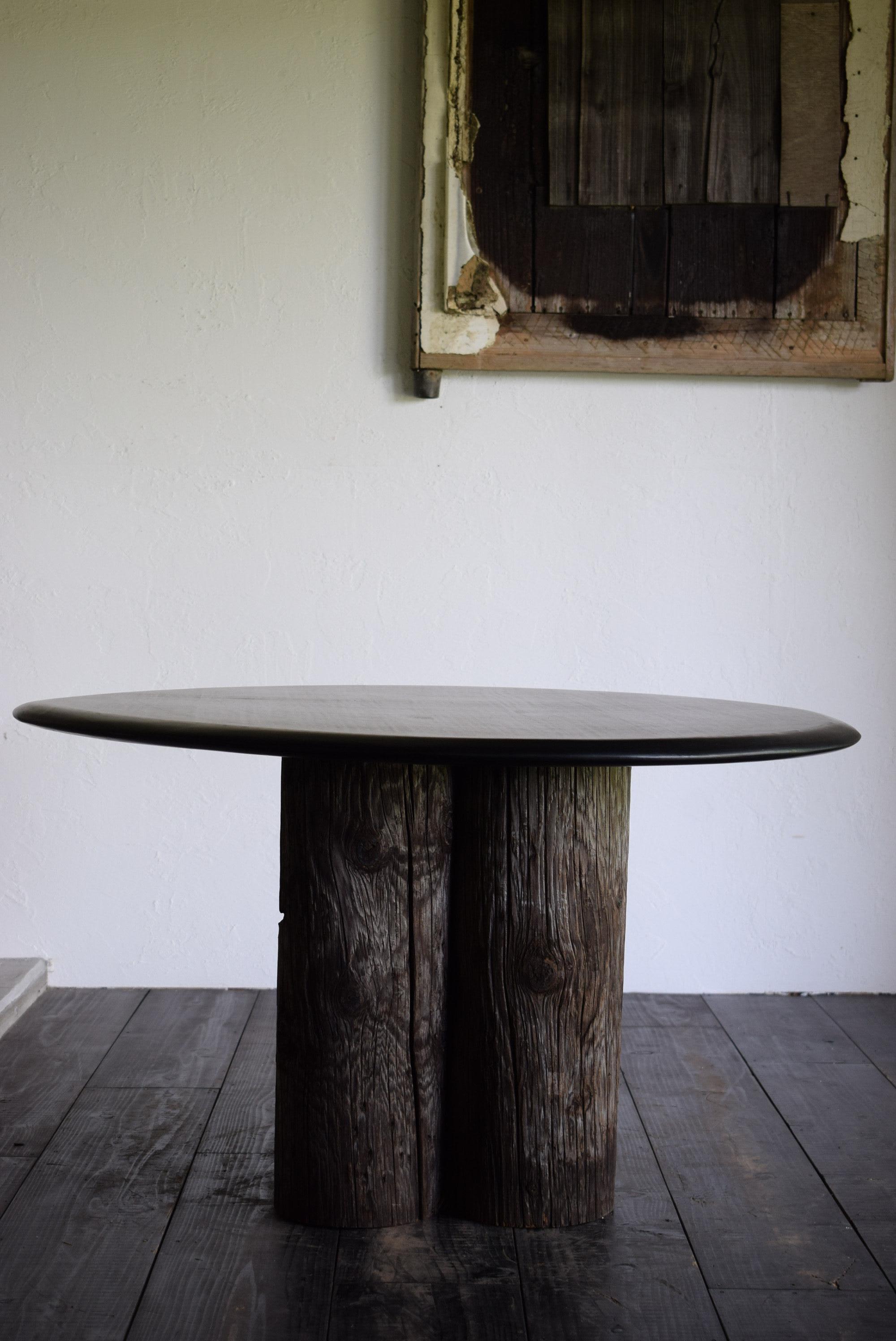 Japanese wood table /wabi-sabi table / primitive table / 4
