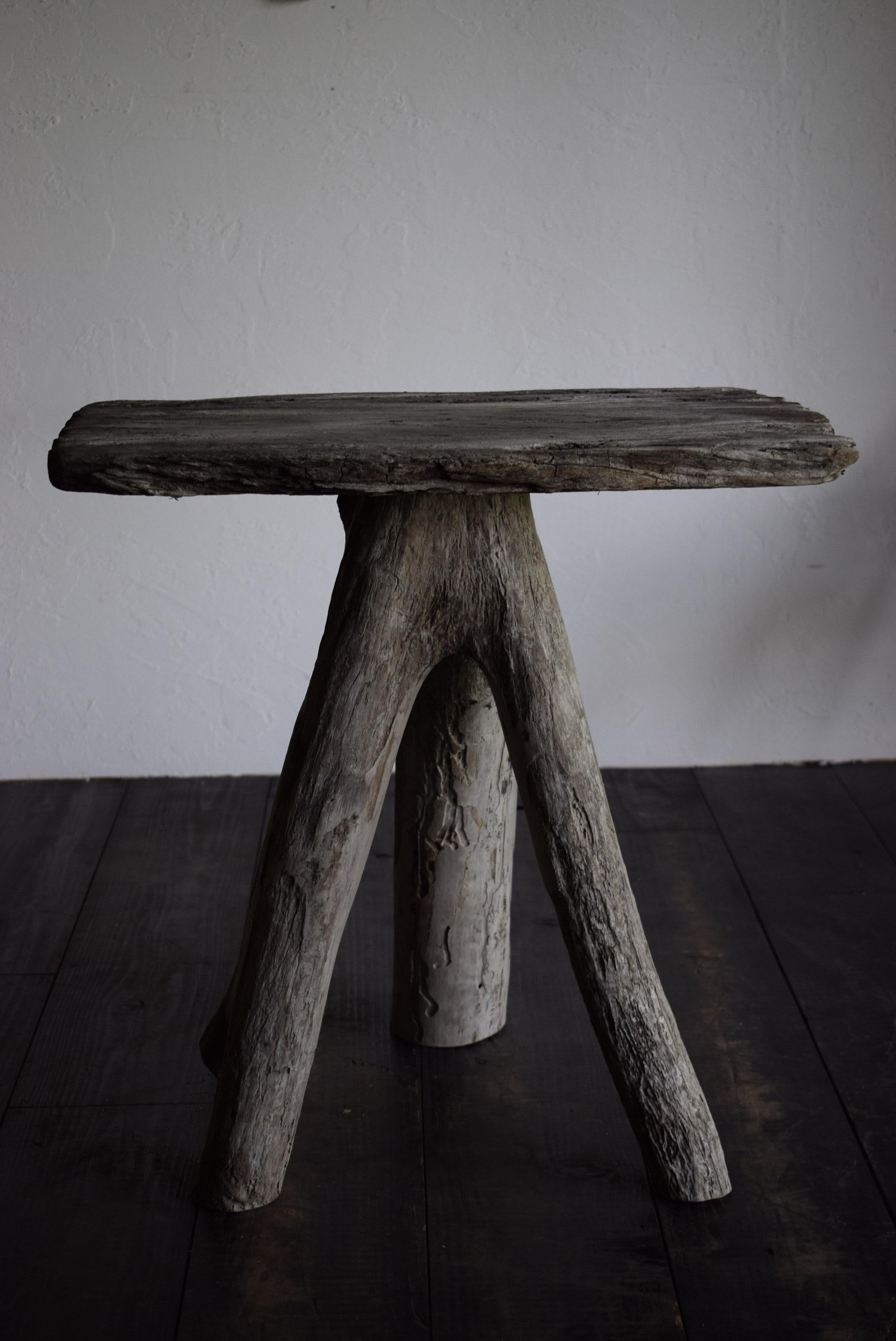 Japanese wood table /wabi-sabi table / primitive table / 2