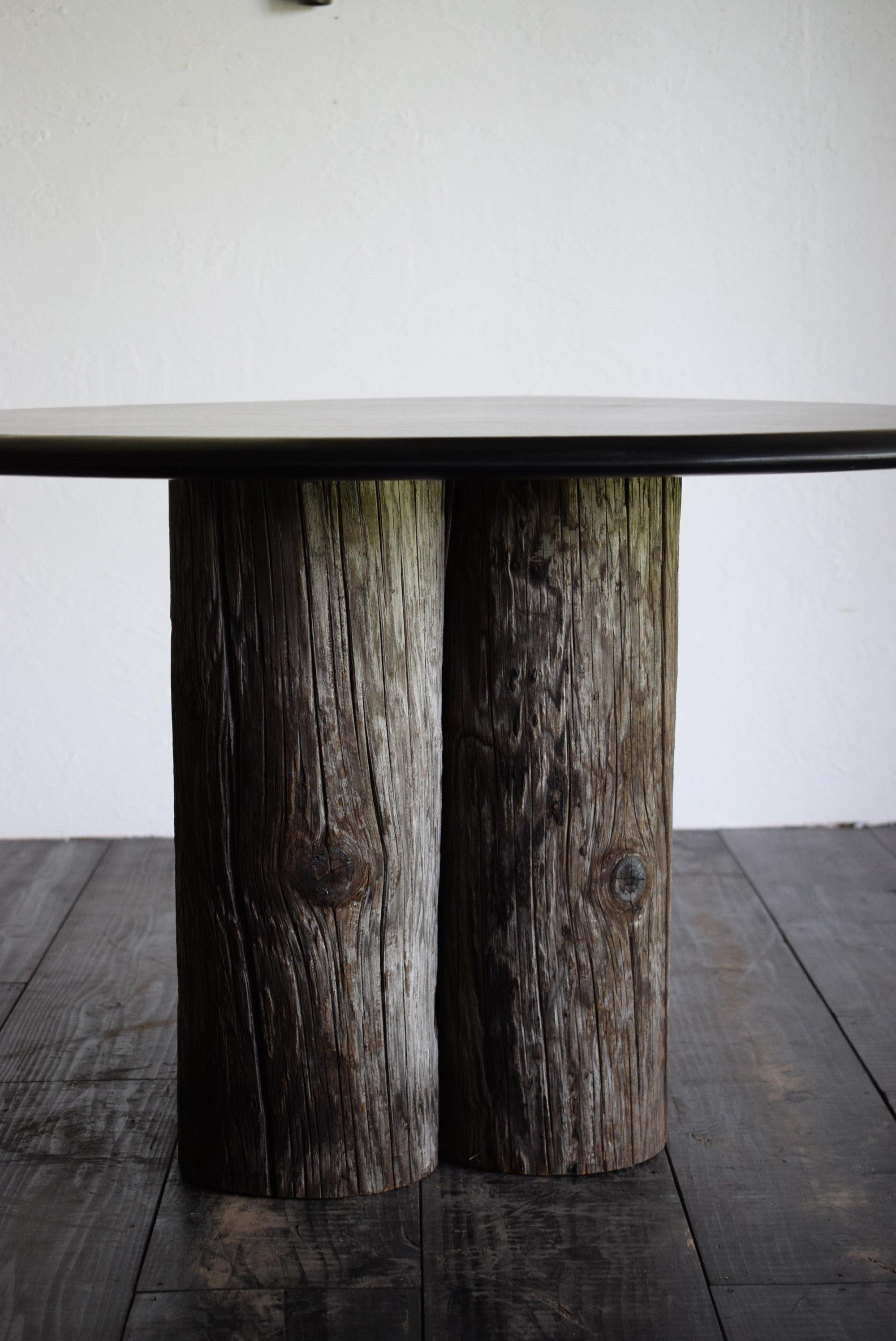 Japanese wood table /wabi-sabi table / primitive table / 6
