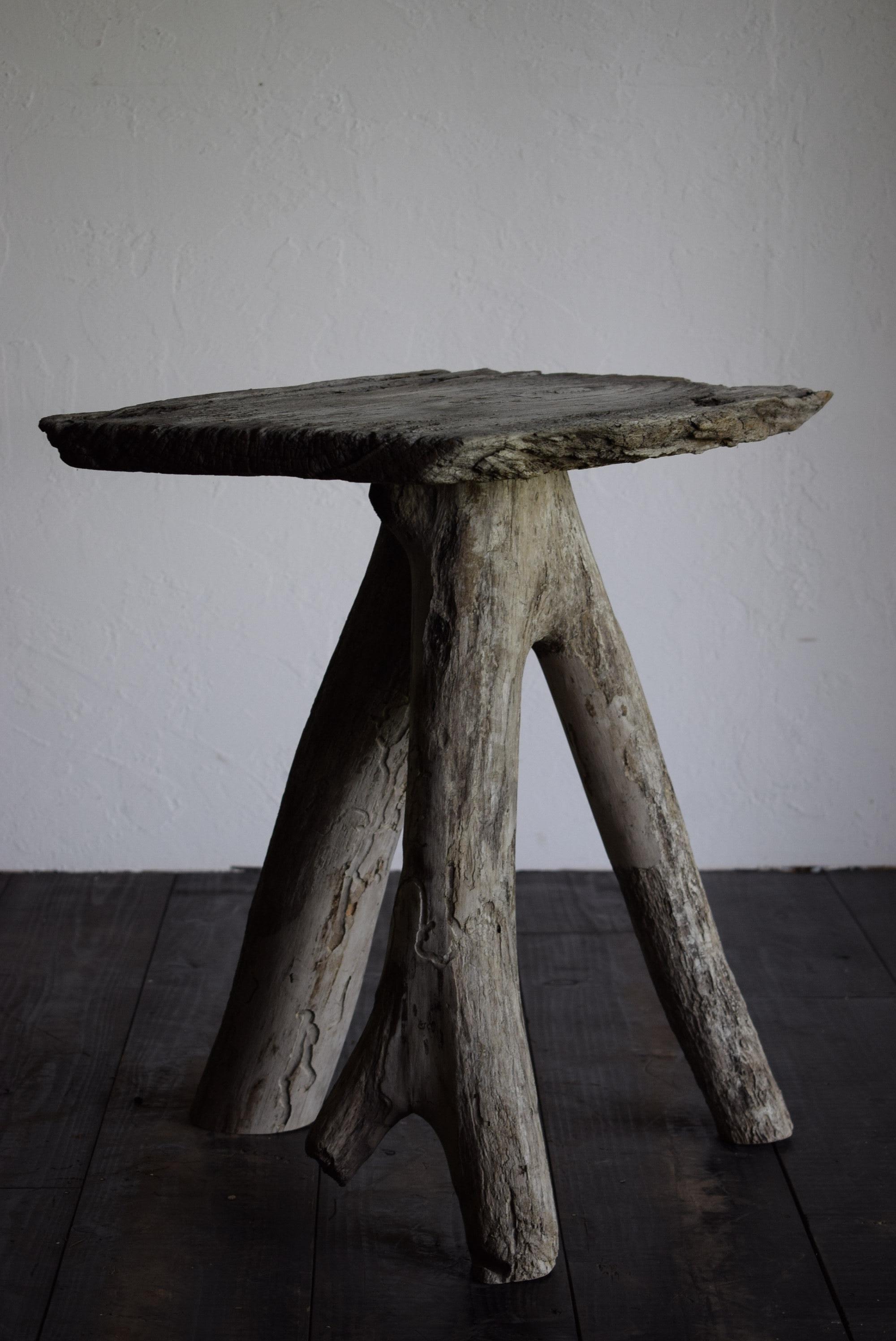 Japanese wood table /wabi-sabi table / primitive table / 4