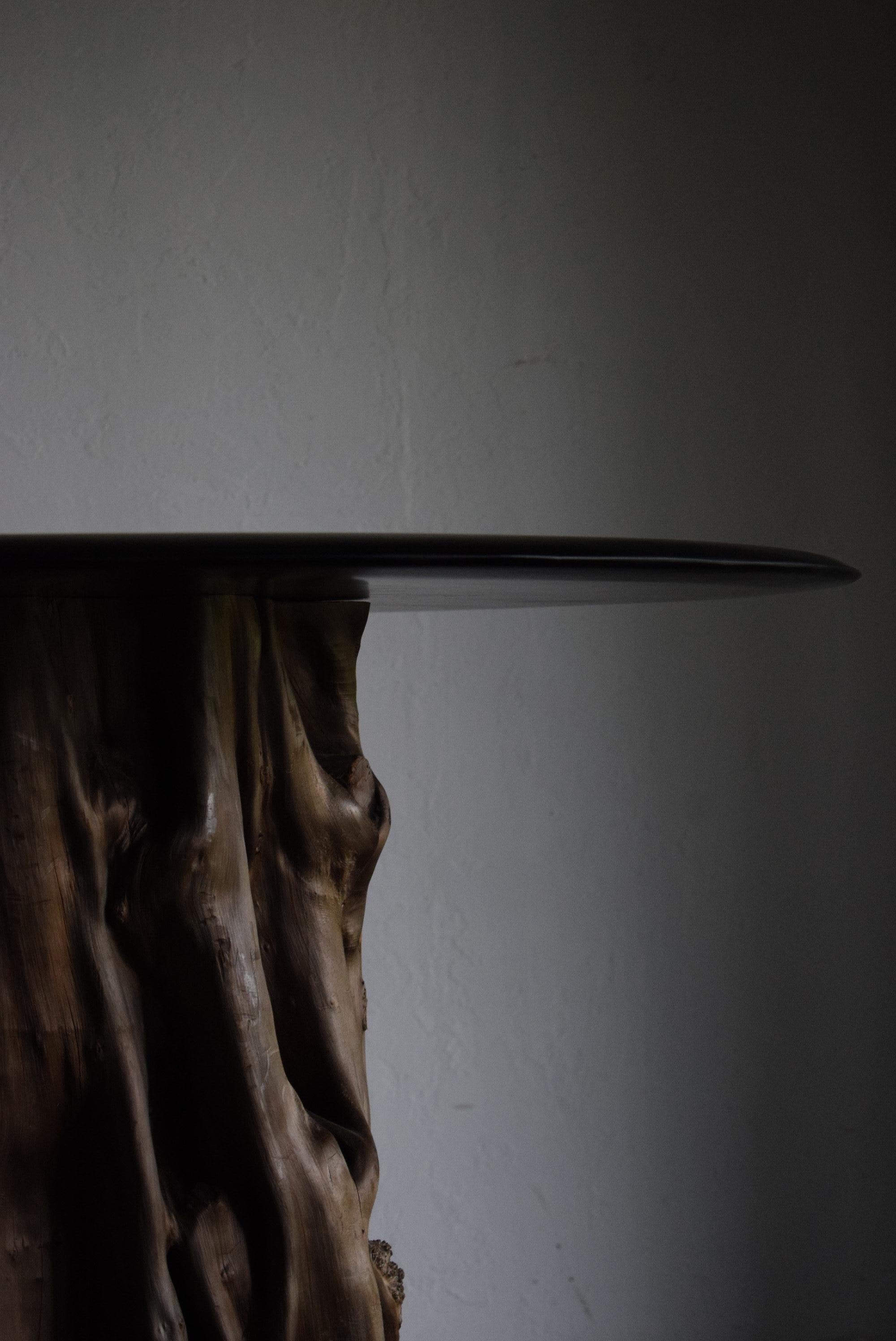 Japanischer Holztisch /wabi-sabi-Tisch / primitiver Tisch / 6