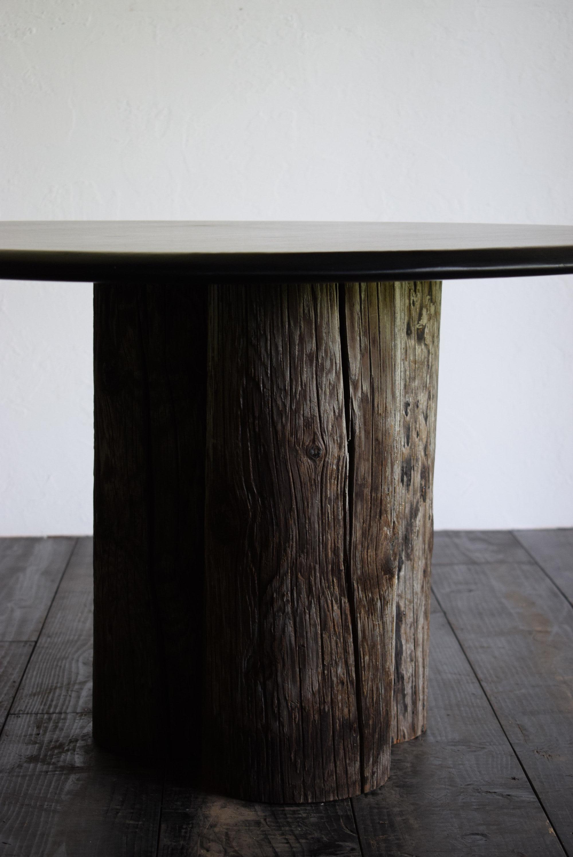 Japanese wood table /wabi-sabi table / primitive table / 7