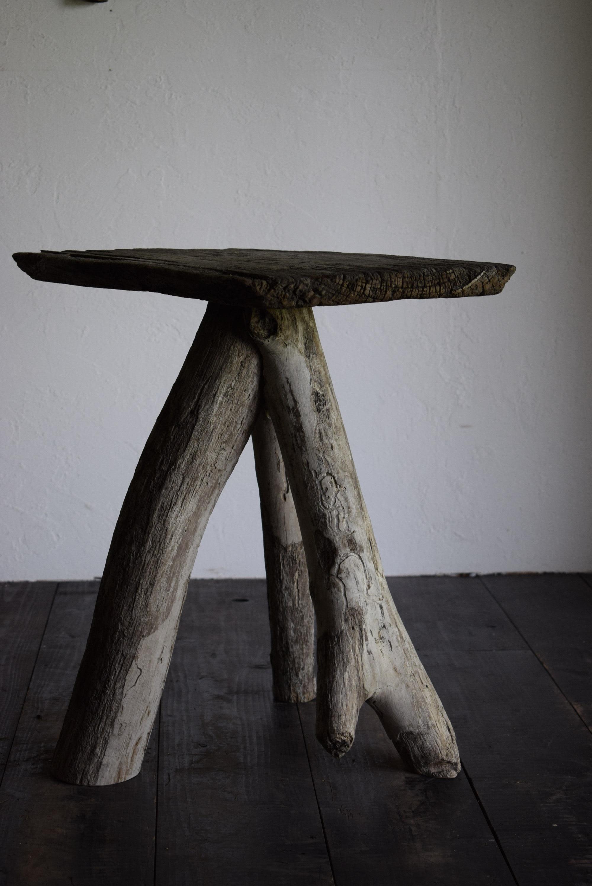 Japanese wood table /wabi-sabi table / primitive table / 5