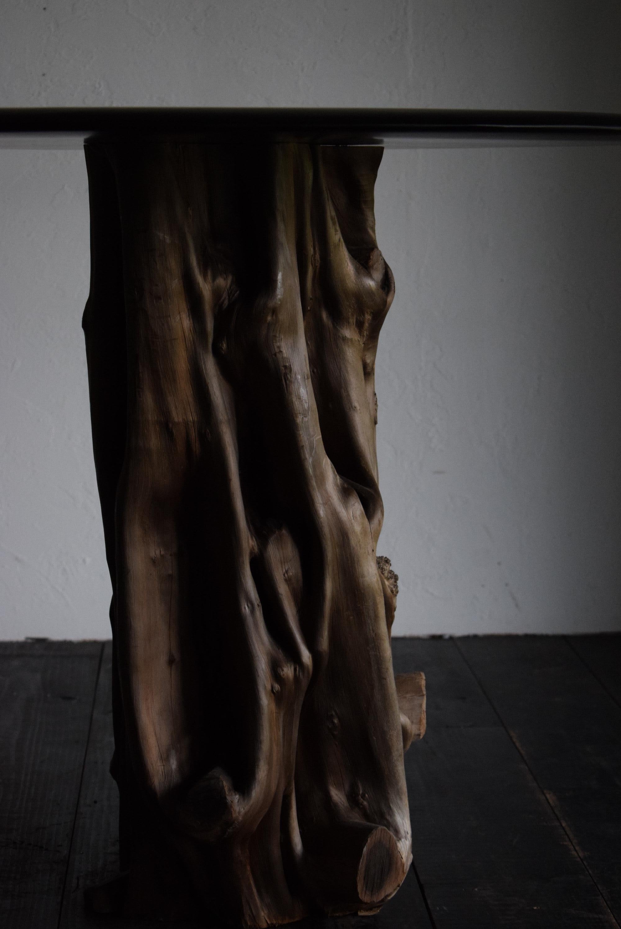 Japanischer Holztisch /wabi-sabi-Tisch / primitiver Tisch / 7