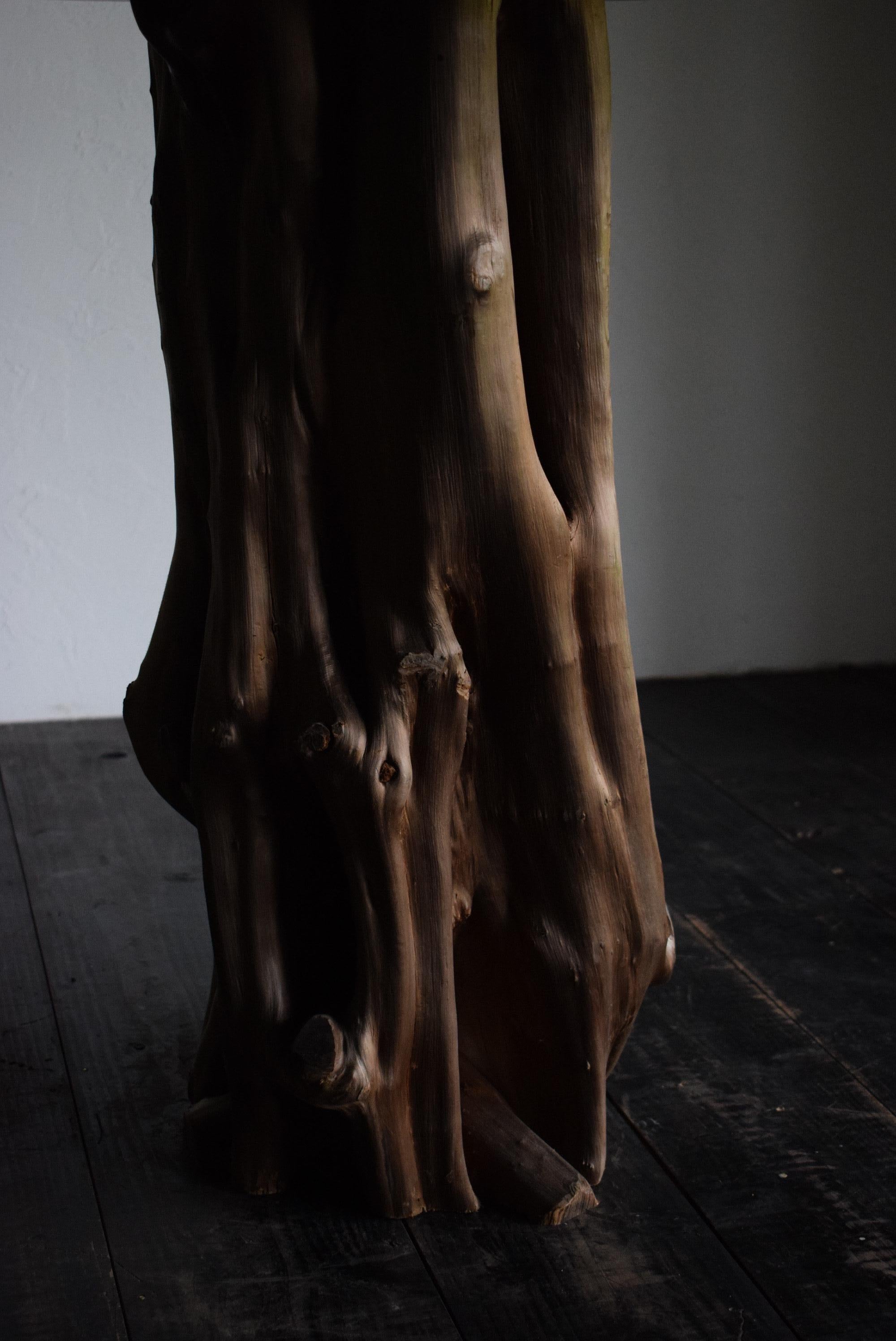 Japanischer Holztisch /wabi-sabi-Tisch / primitiver Tisch / 8