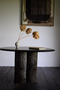 Japanese wood table /wabi-sabi table / primitive table /