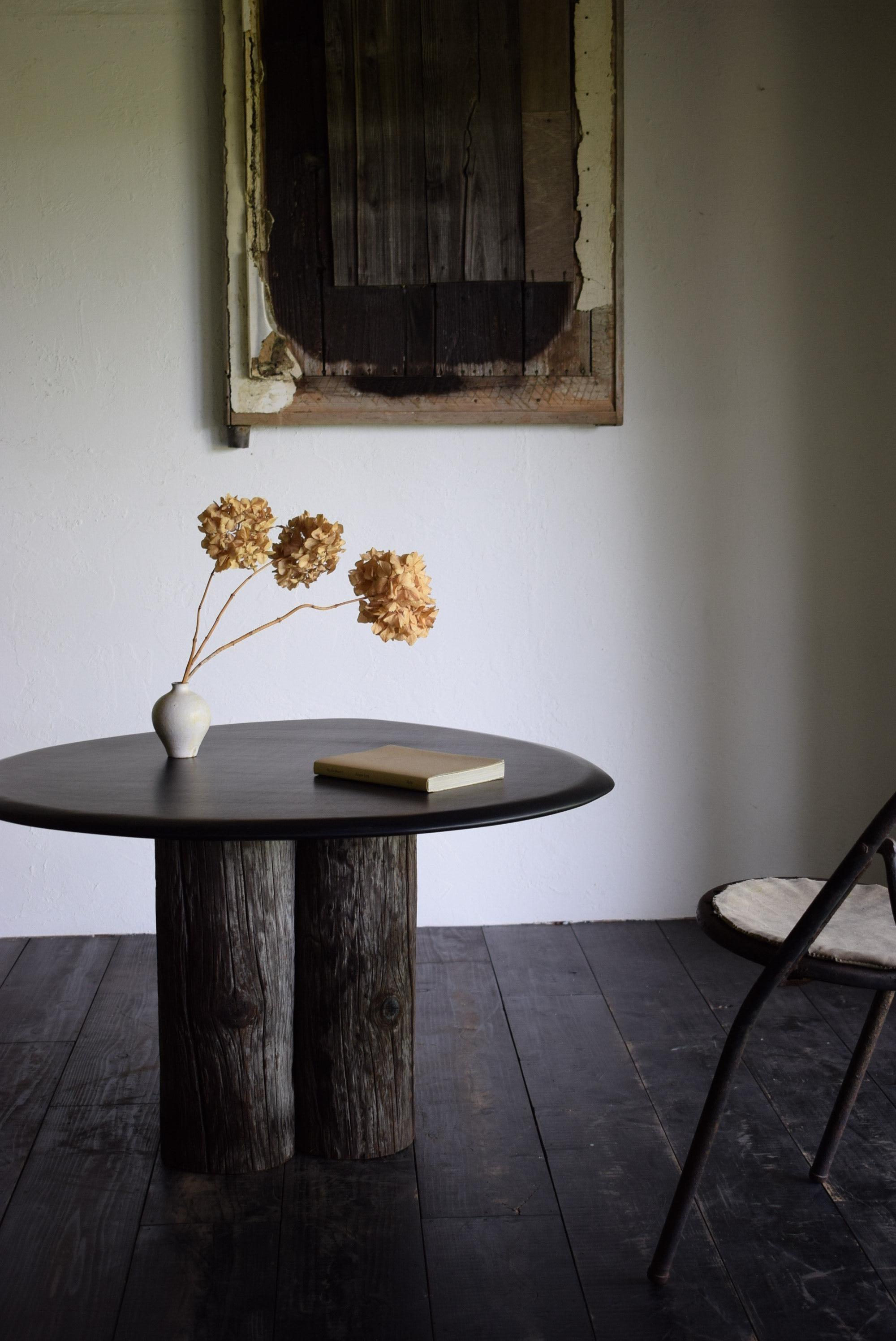 Meiji Japanese wood table /wabi-sabi table / primitive table /
