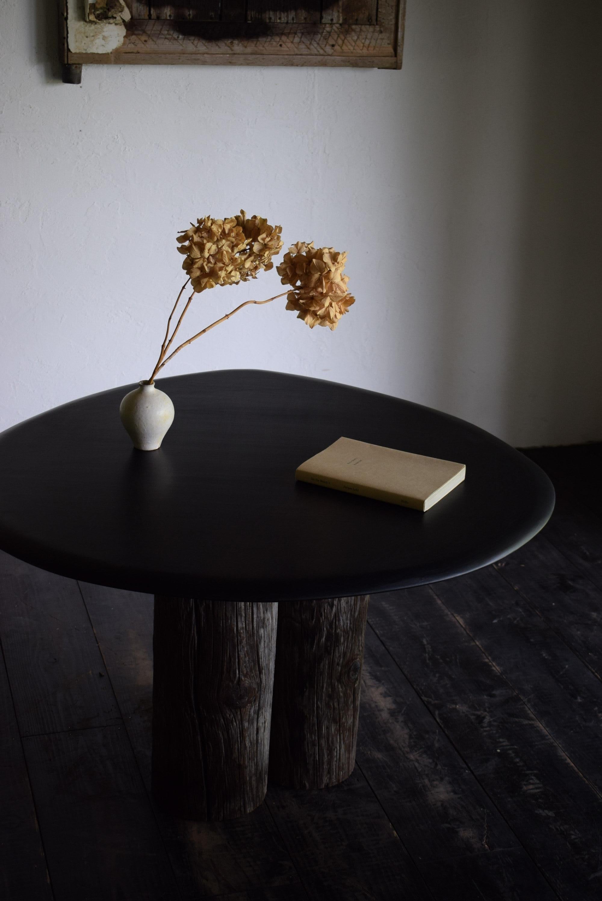 20th Century Japanese wood table /wabi-sabi table / primitive table /