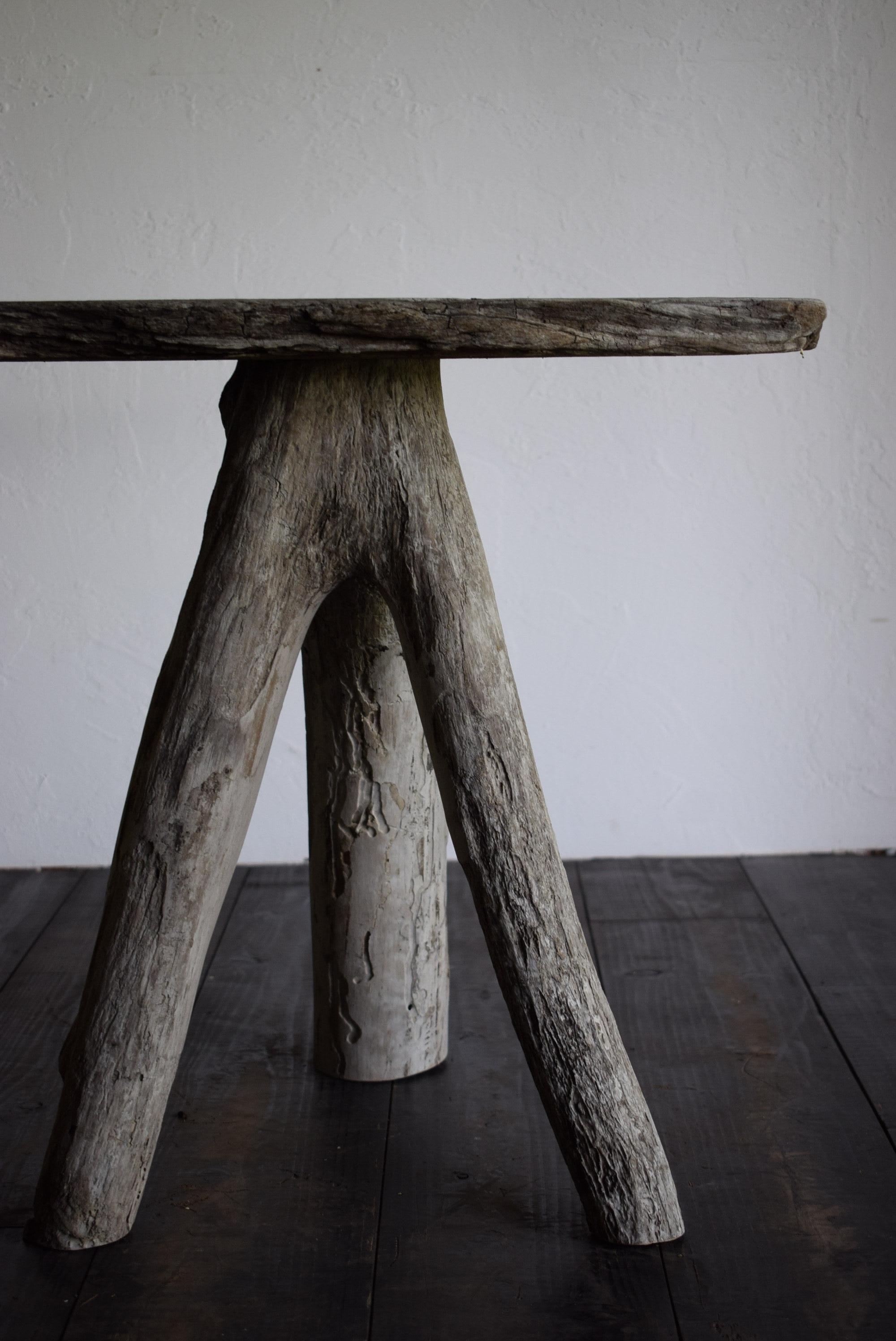Primitive Japanese wood table /wabi-sabi table / primitive table /