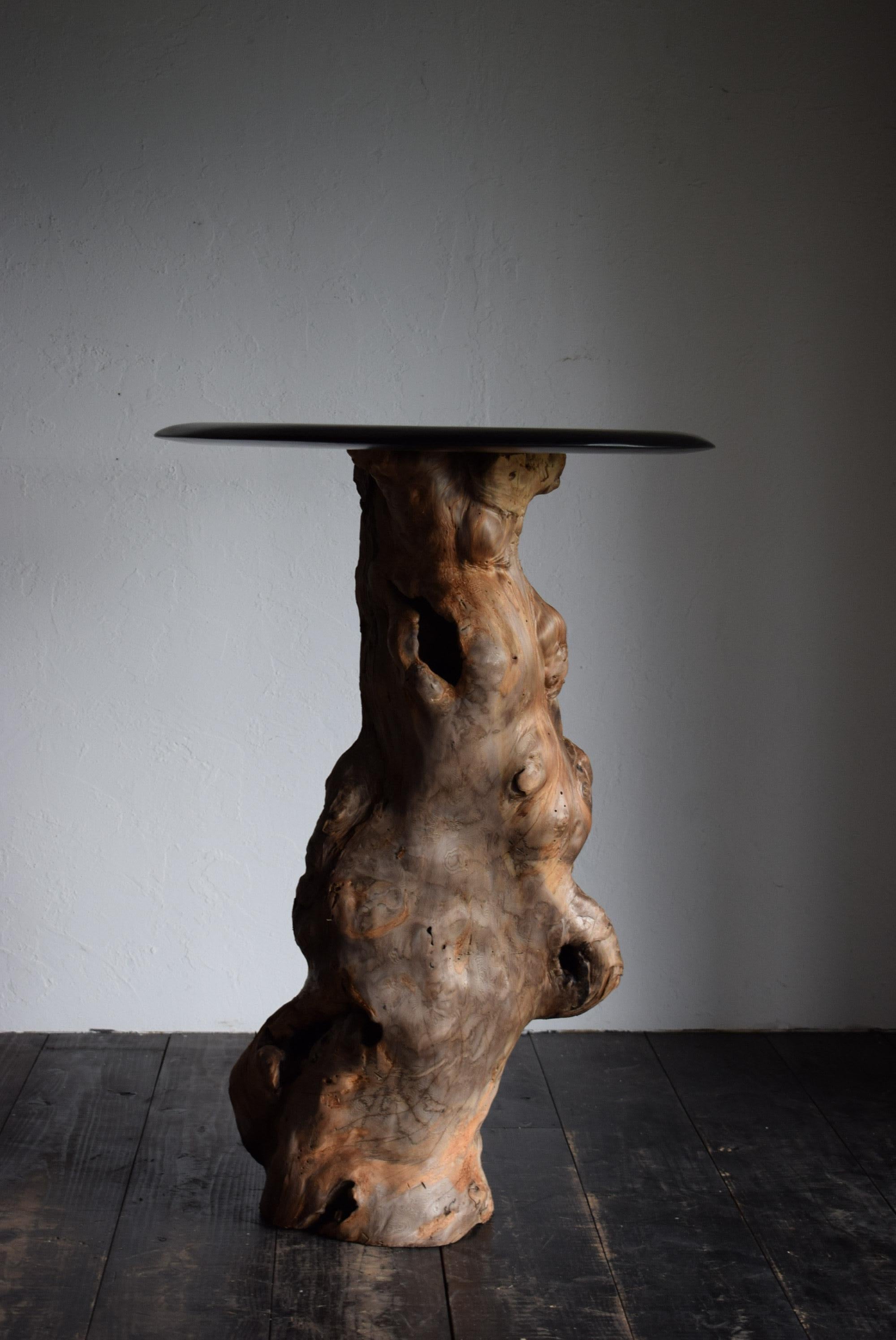 Japanischer Holztisch /wabi-sabi-Tisch / rustikaler Tisch / 2