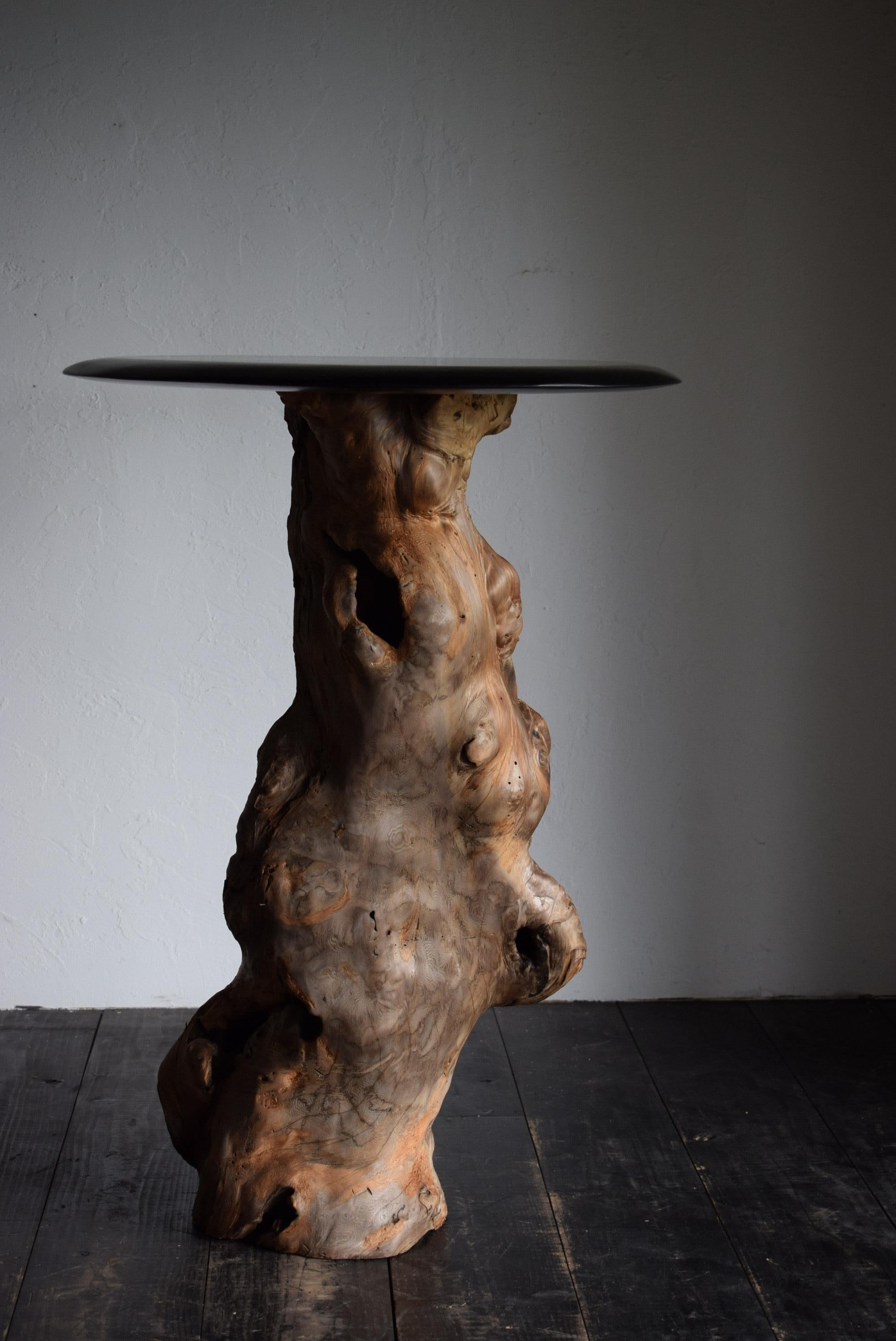 Japanischer Holztisch /wabi-sabi-Tisch / rustikaler Tisch / 3