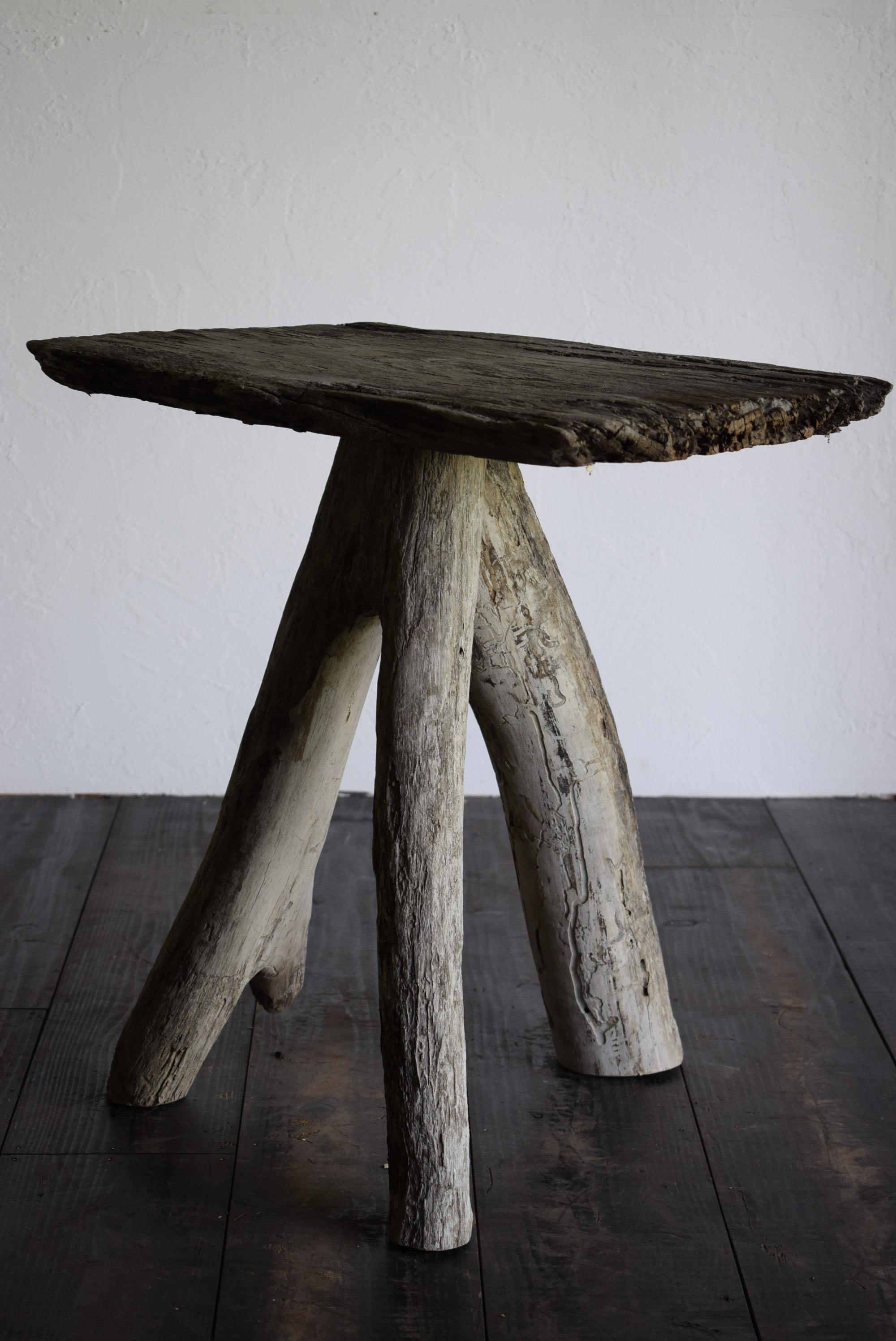 Japanese wood table /wabi-sabi table / primitive table / 1