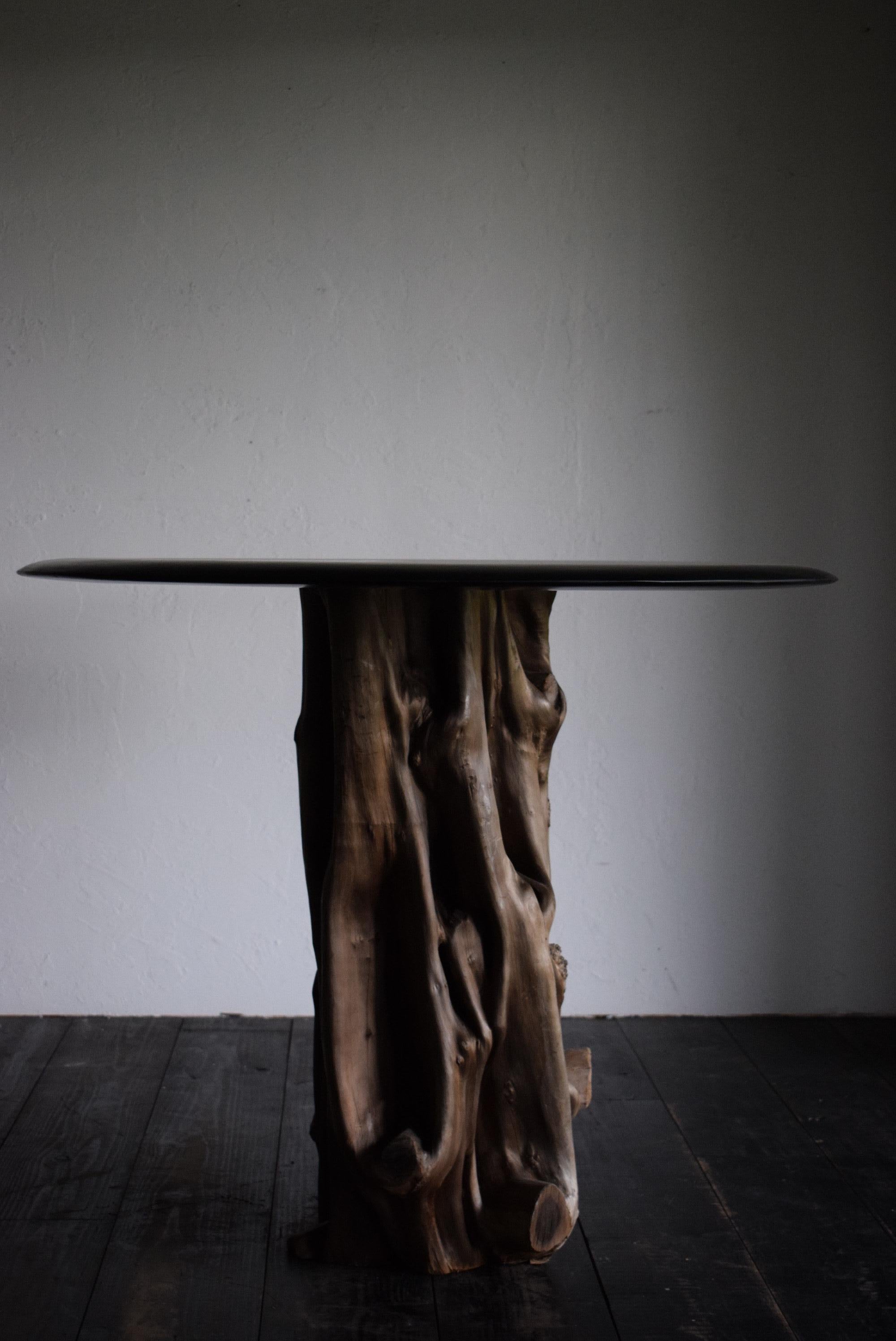 Japanischer Holztisch /wabi-sabi-Tisch / primitiver Tisch / 3