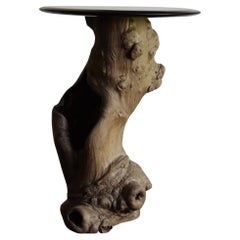 Japanese wood table /wabi-sabi table / primitive table /