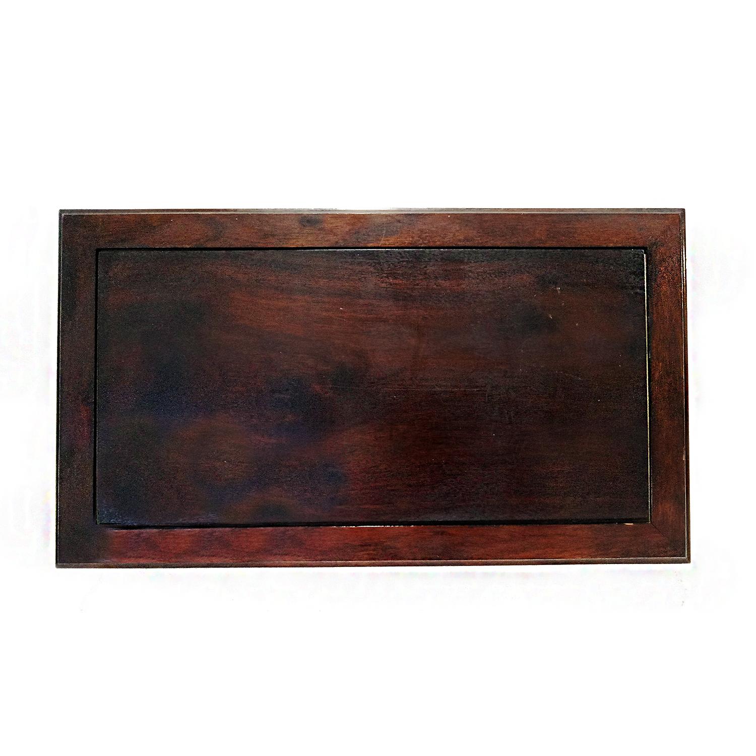 Japanese Wood Tray Table, Meiji Period For Sale 1