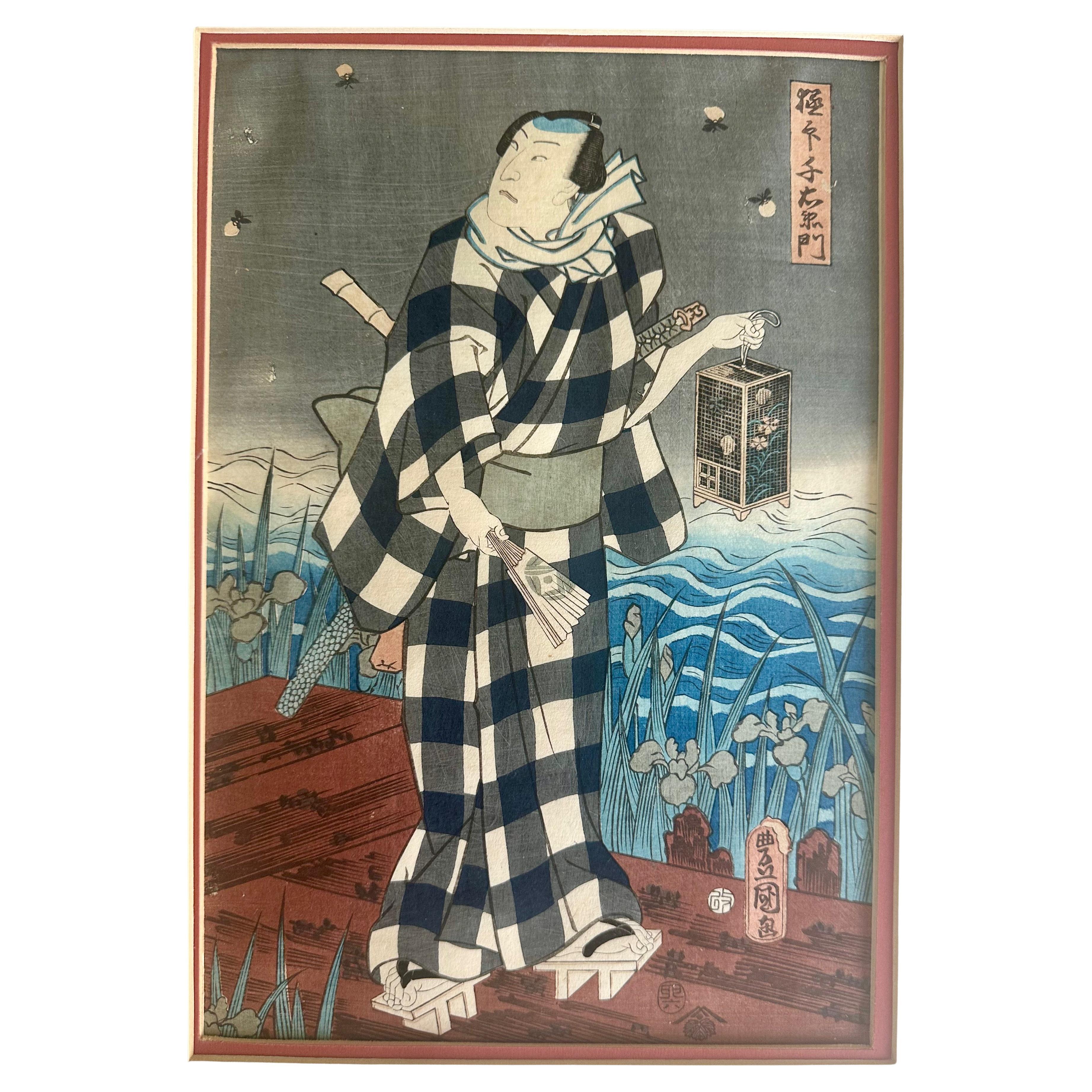xilografía japonesa de Utagawa Kunisada (1786 - 1865)  Periodo Edo