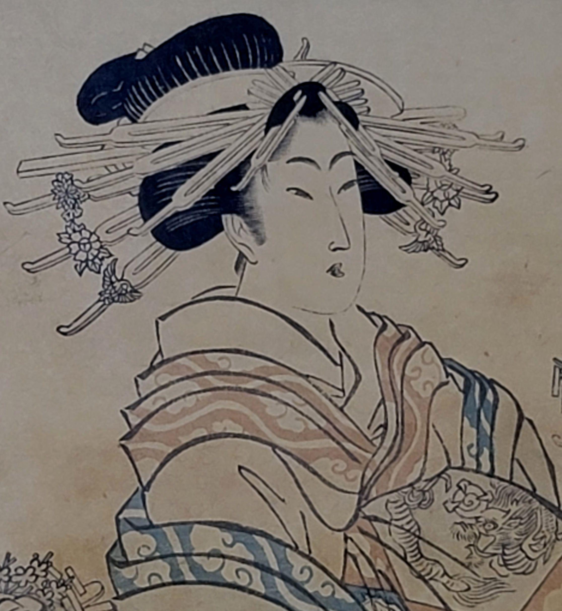 19th Century Japanese Woodblock Print 