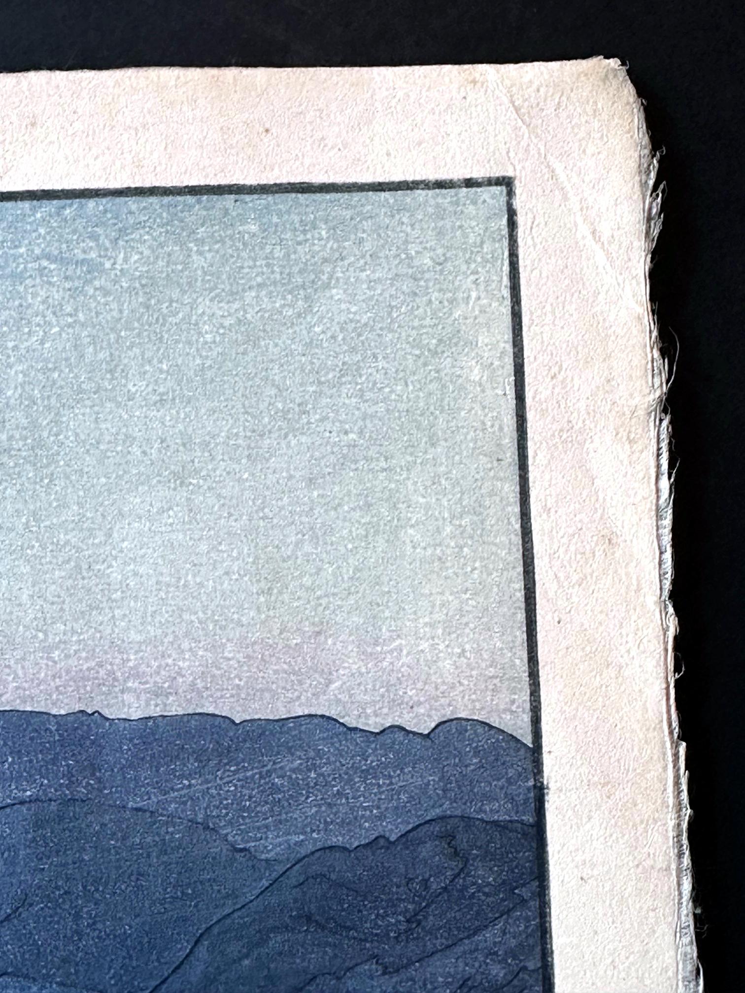 Stampa su legno giapponese Yoshida Hiroshi Yoshida Tre piccole isole 3