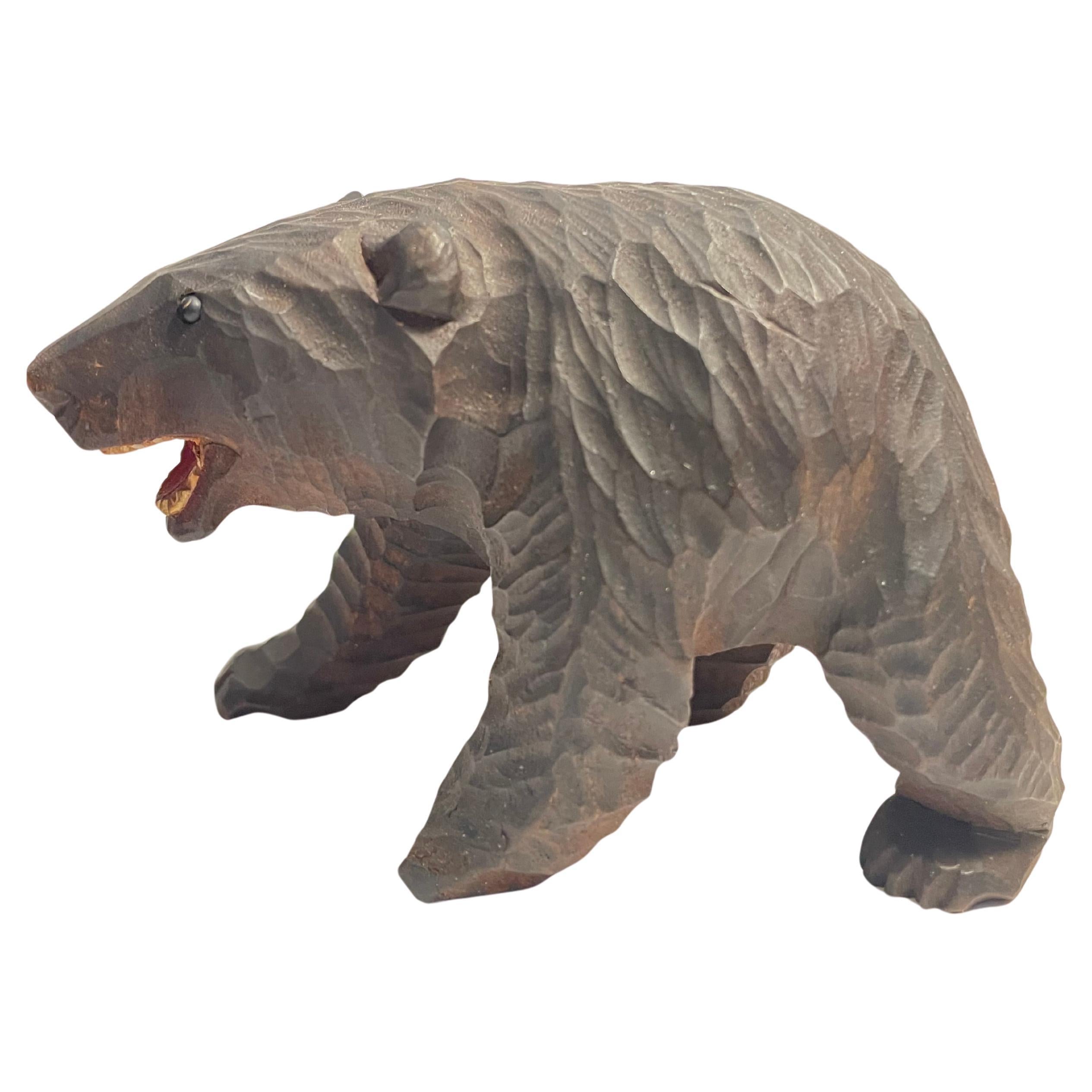 Japanese Wooden Bear 1990s