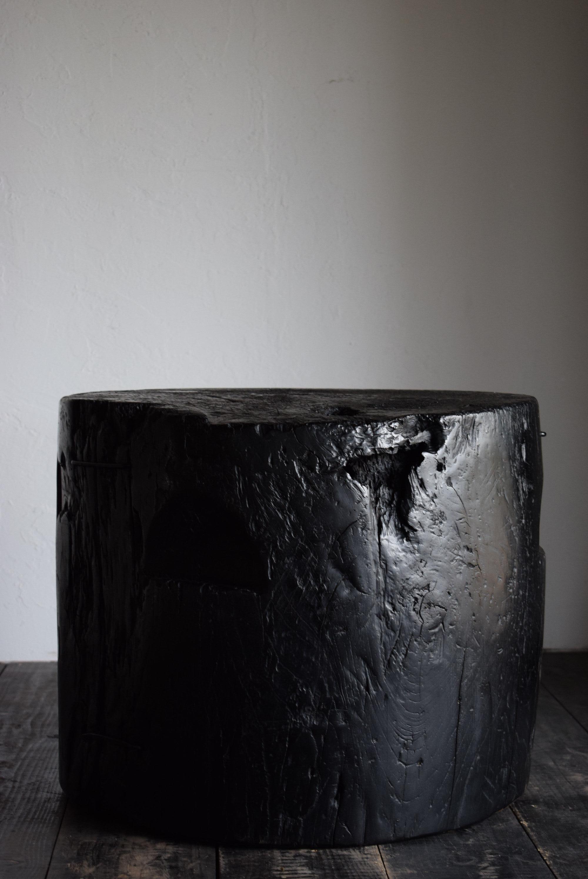 Japanischer Holzblocktisch /Wabi-Sabi Couchtisch/1900er〜 im Angebot 6