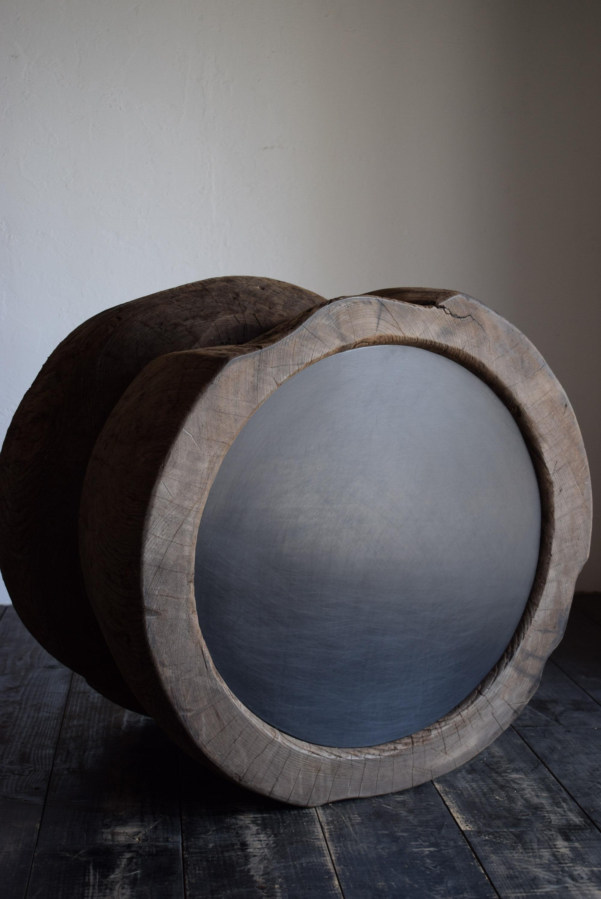 Japanischer Holzblocktisch /Wabi-Sabi Couchtisch/1900er〜 13