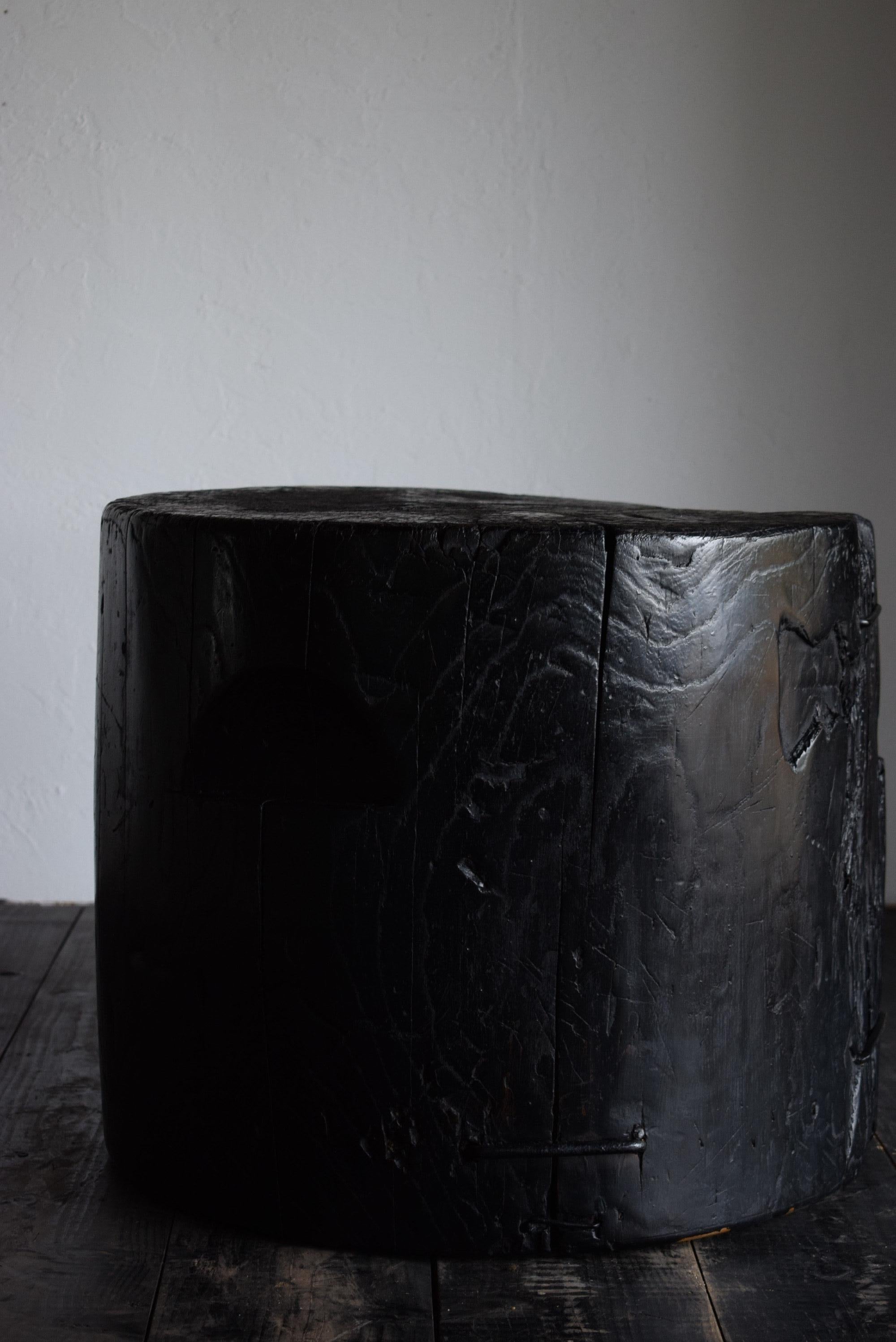 Japanischer Holzblocktisch /Wabi-Sabi Couchtisch/1900er〜 im Angebot 2