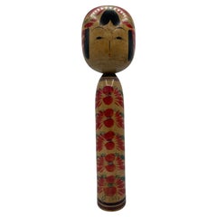 Used Japanese Wooden Kokeshi Doll style Togatta Shojiro SAKAI 1960s