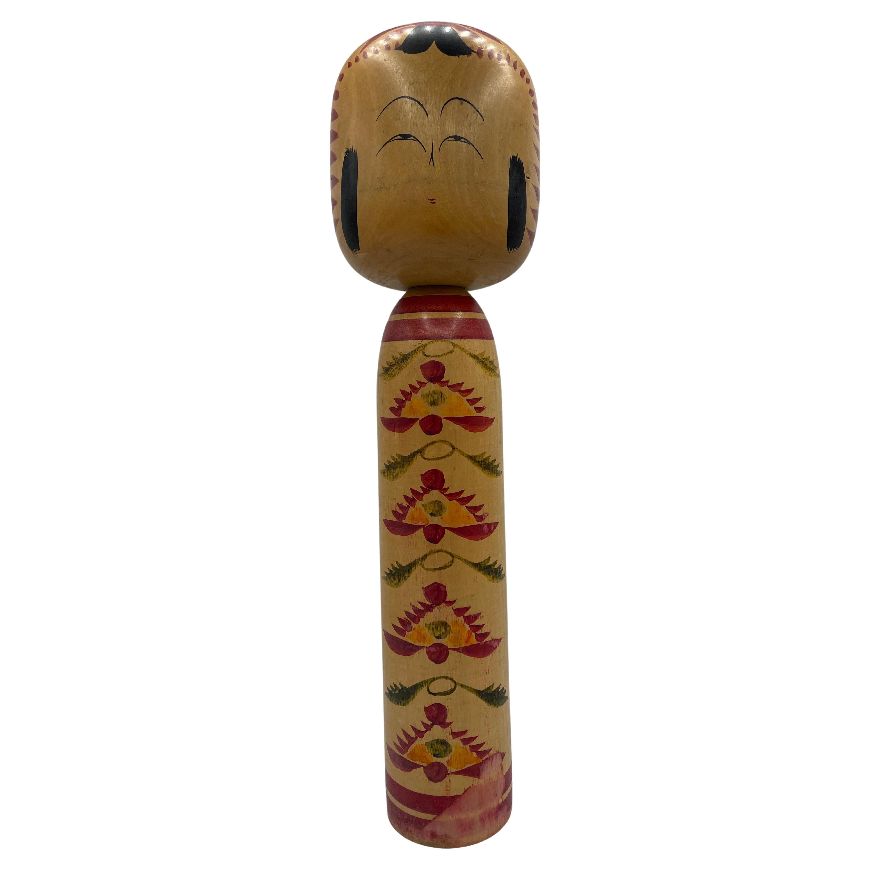 Japanese Wooden Kokeshi Doll Togatta Masayoshi NAGAO For Sale