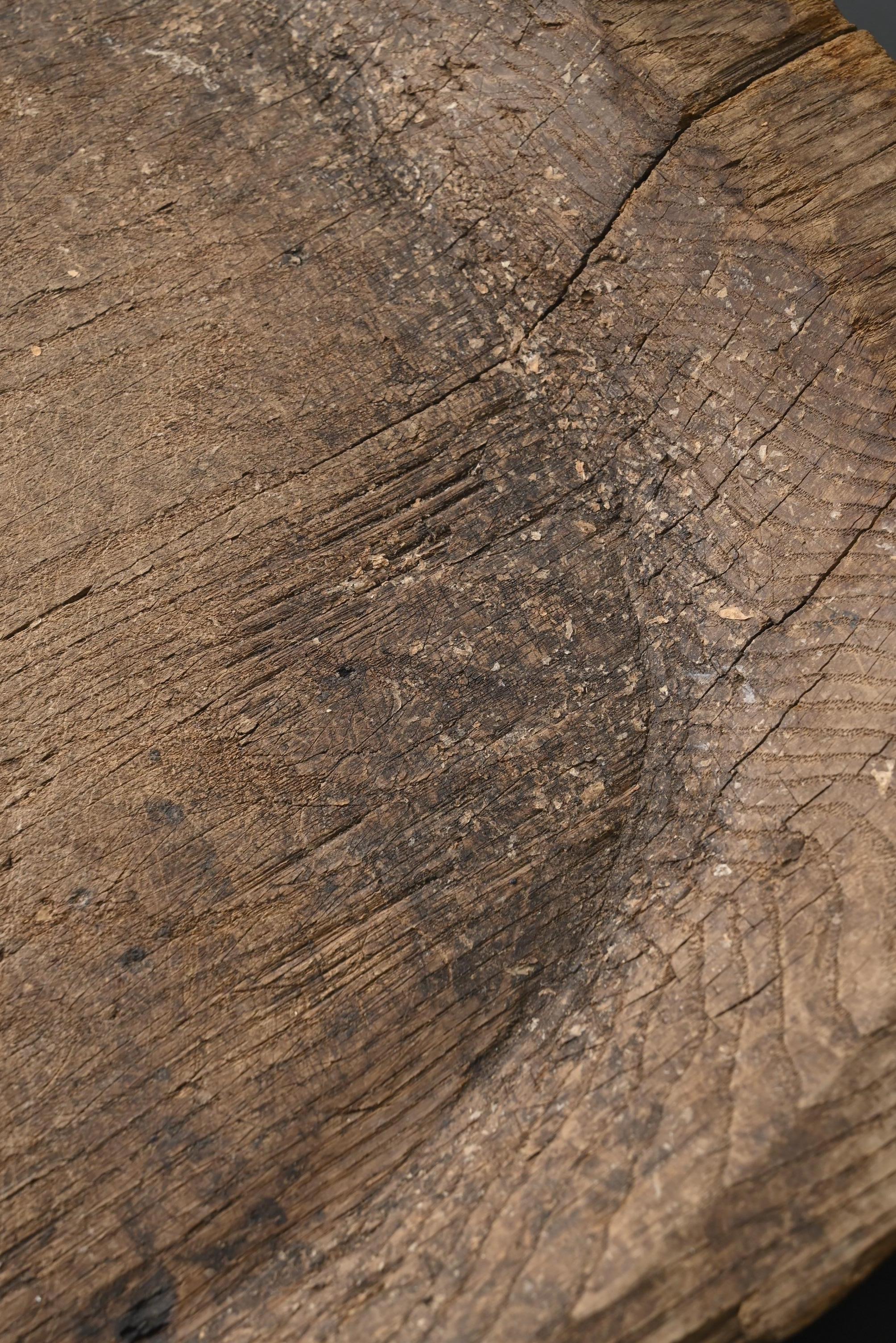 Tableau japonais en bois wabi-sabi/Début du 20e siècle/Support d'exposition/MINGEI en vente 2