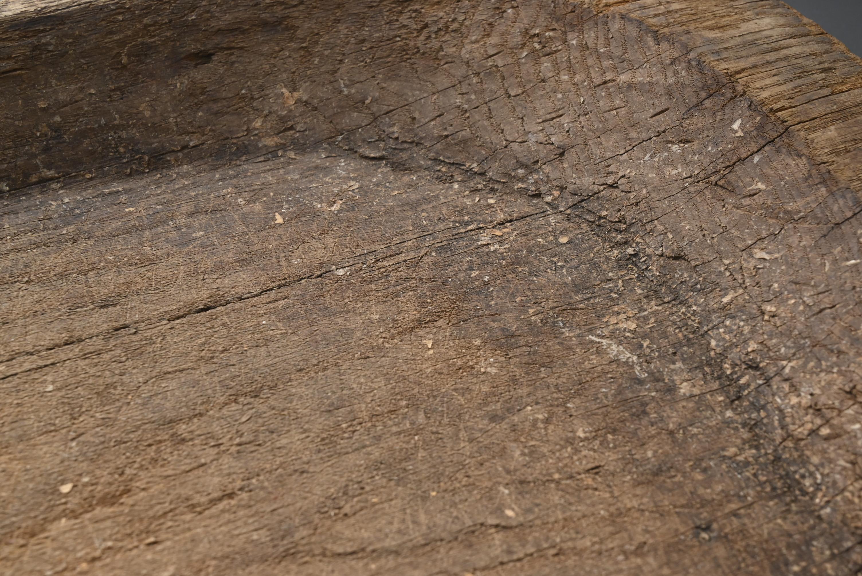 Tableau japonais en bois wabi-sabi/Début du 20e siècle/Support d'exposition/MINGEI en vente 3