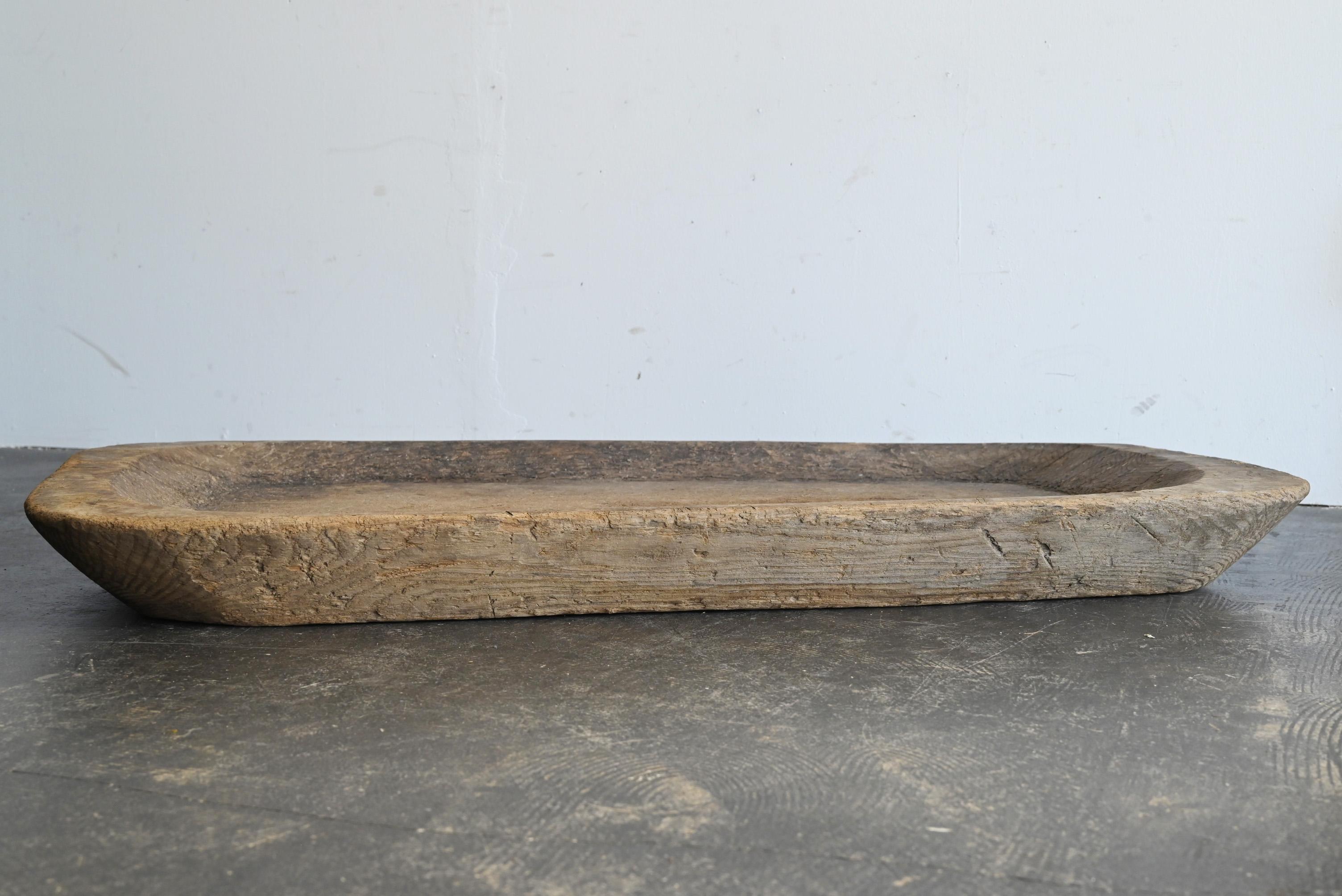 Tableau japonais en bois wabi-sabi/Début du 20e siècle/Support d'exposition/MINGEI en vente 7