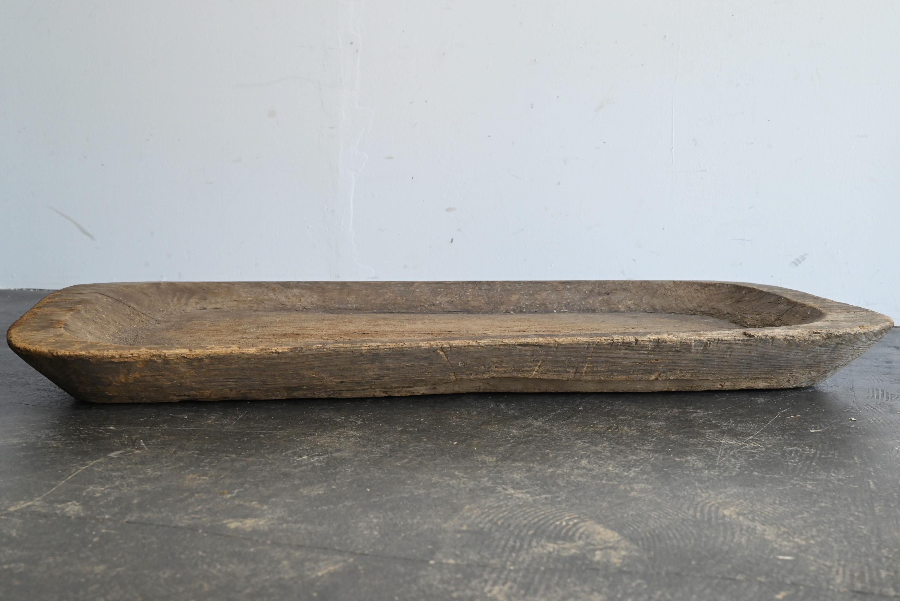 Tableau japonais en bois wabi-sabi/Début du 20e siècle/Support d'exposition/MINGEI en vente 8