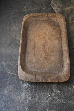 Japanese wooden wabi-sabi board/Early 20th century/Display stand/MINGEI