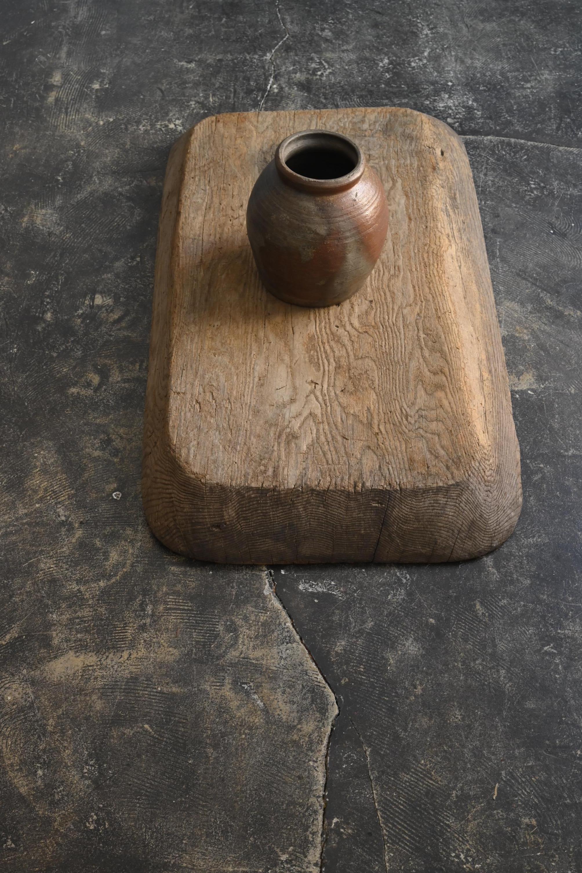 Taisho Tableau japonais en bois wabi-sabi/Début du 20e siècle/Support d'exposition/MINGEI en vente