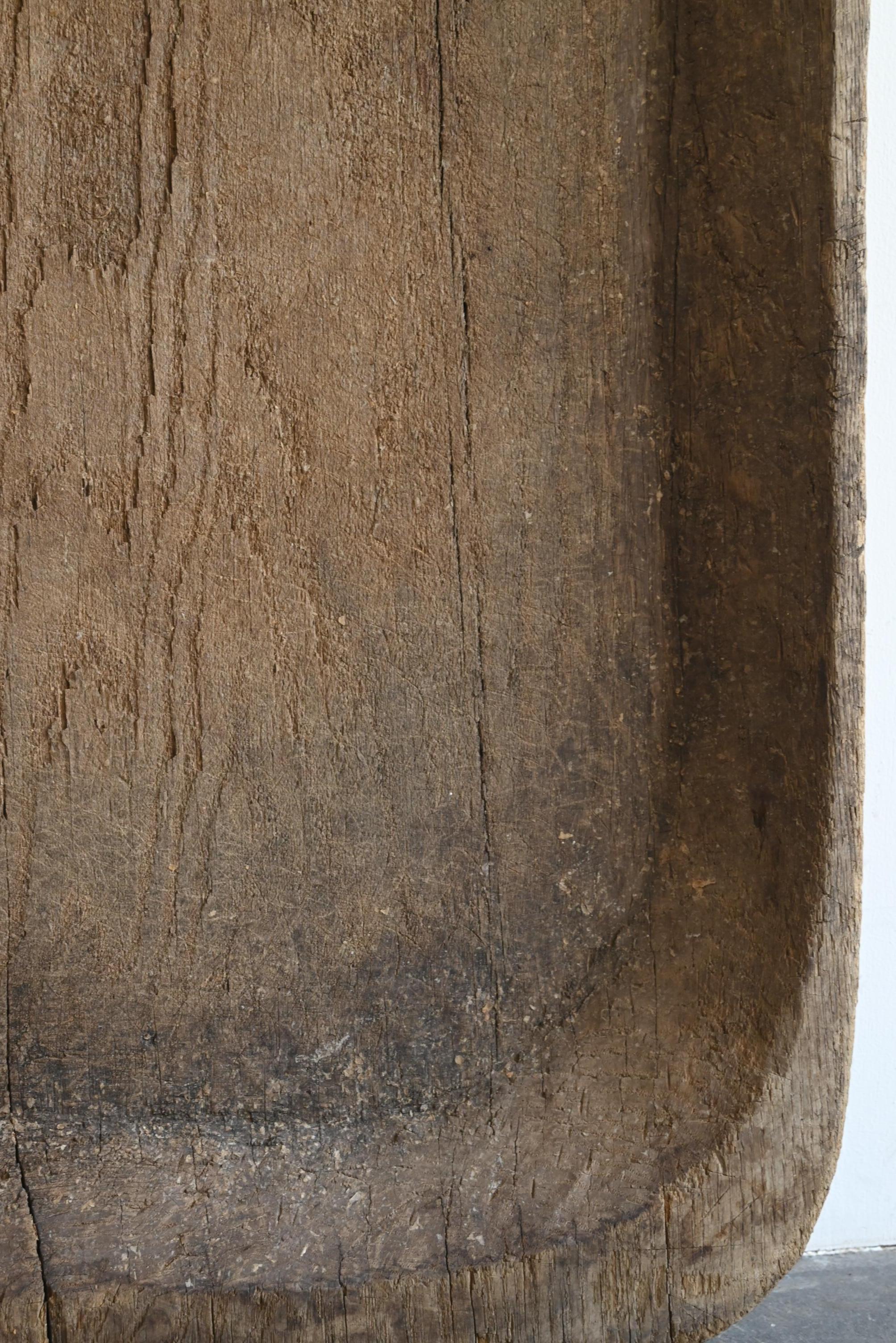 Tableau japonais en bois wabi-sabi/Début du 20e siècle/Support d'exposition/MINGEI Bon état - En vente à Sammu-shi, Chiba