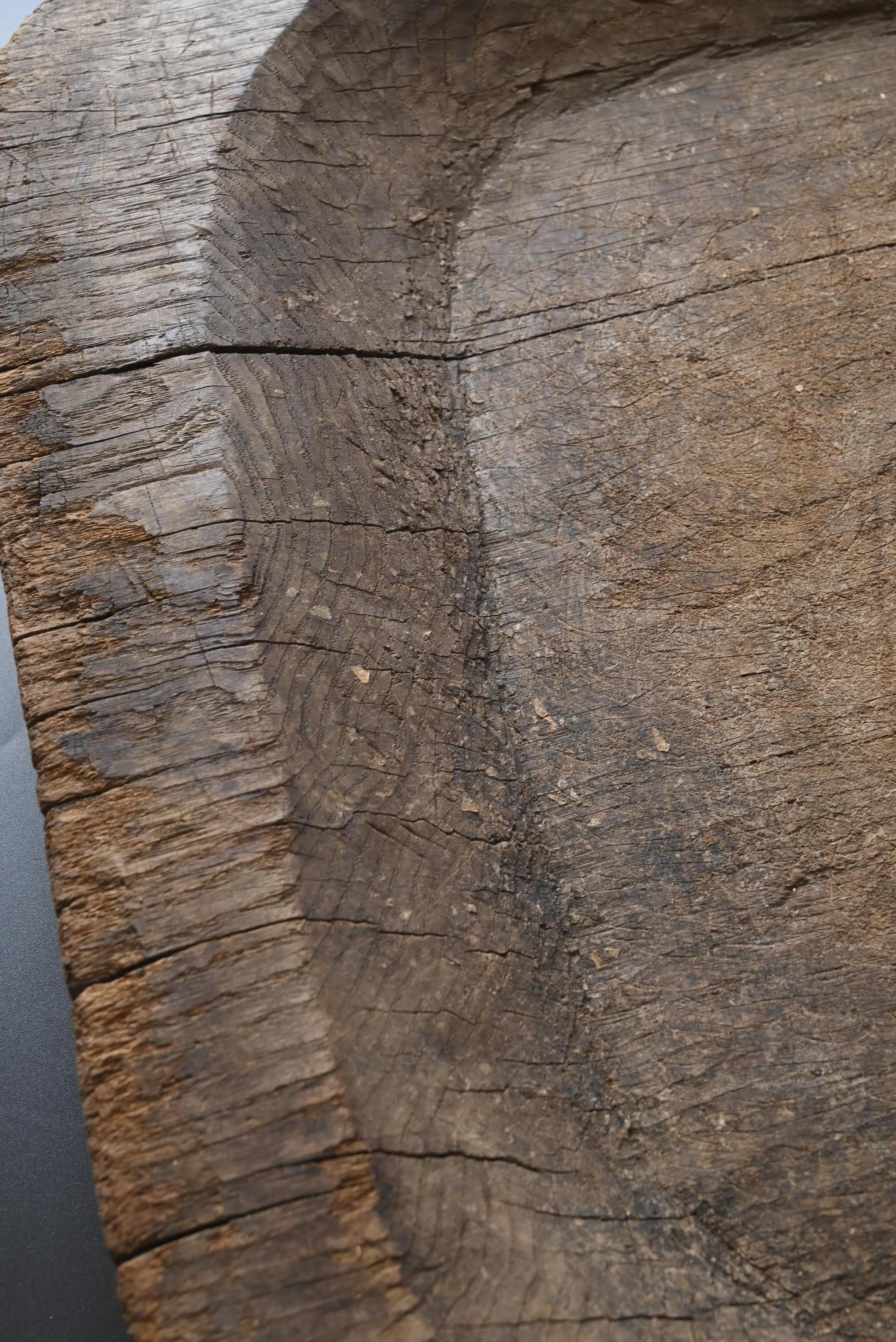 Châtaignier Tableau japonais en bois wabi-sabi/Début du 20e siècle/Support d'exposition/MINGEI en vente