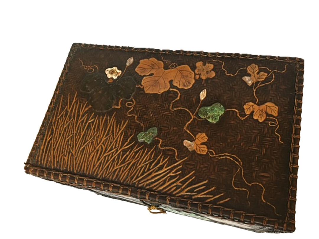 Caja tejida japonesa en venta 4