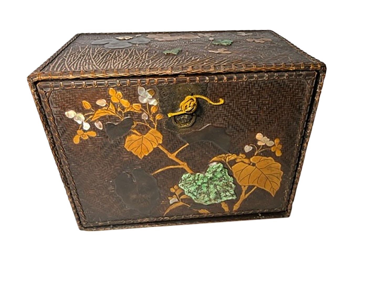 Caja tejida japonesa en venta 2