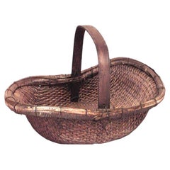 Japanese Woven Wicker Magazine Holder