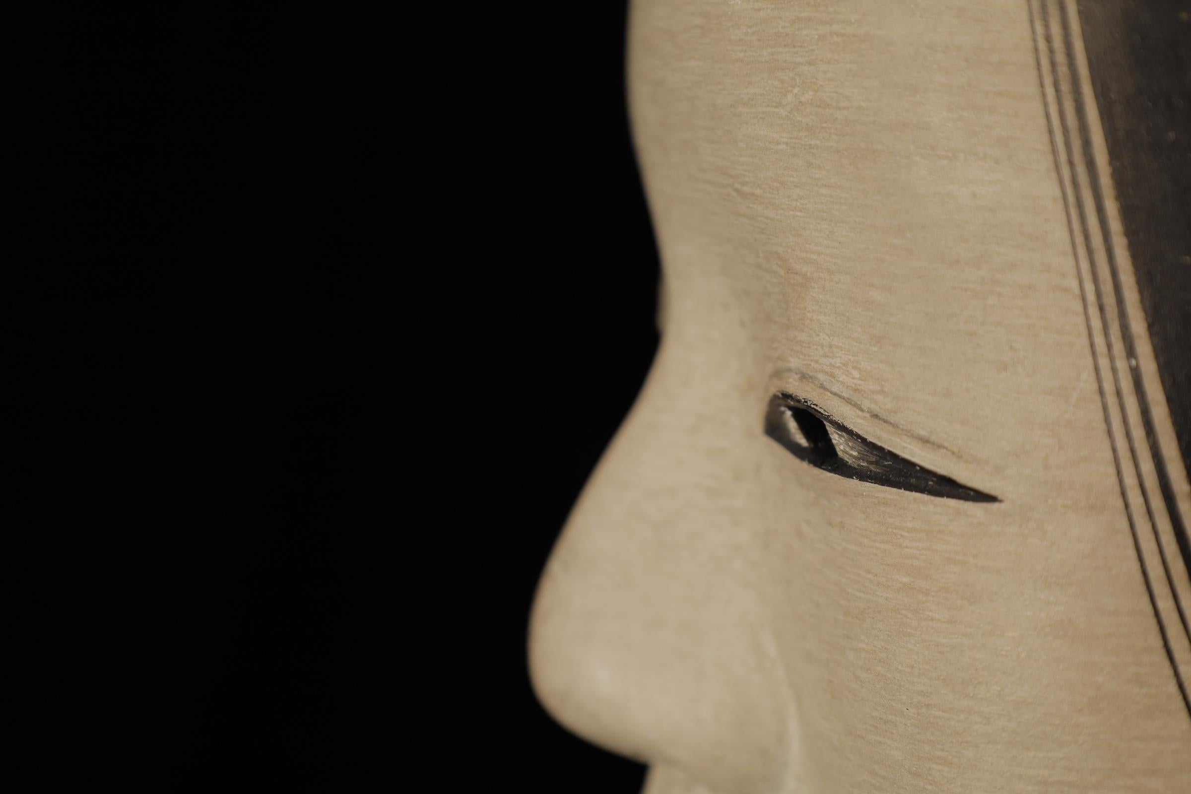 Maschera giapponese Zoh-Onna Noh. Attribuito a Takada Fuki (高田 冨季, 1935-2008) in vendita 2