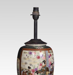 Japanise Porcelain Vase Lamp