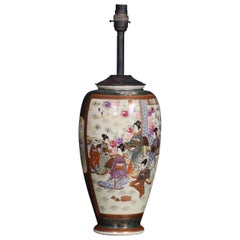 Japanise Porcelain Vase Lamp